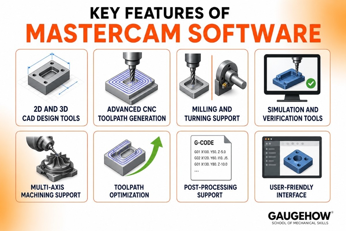 Features of Mastercam Software