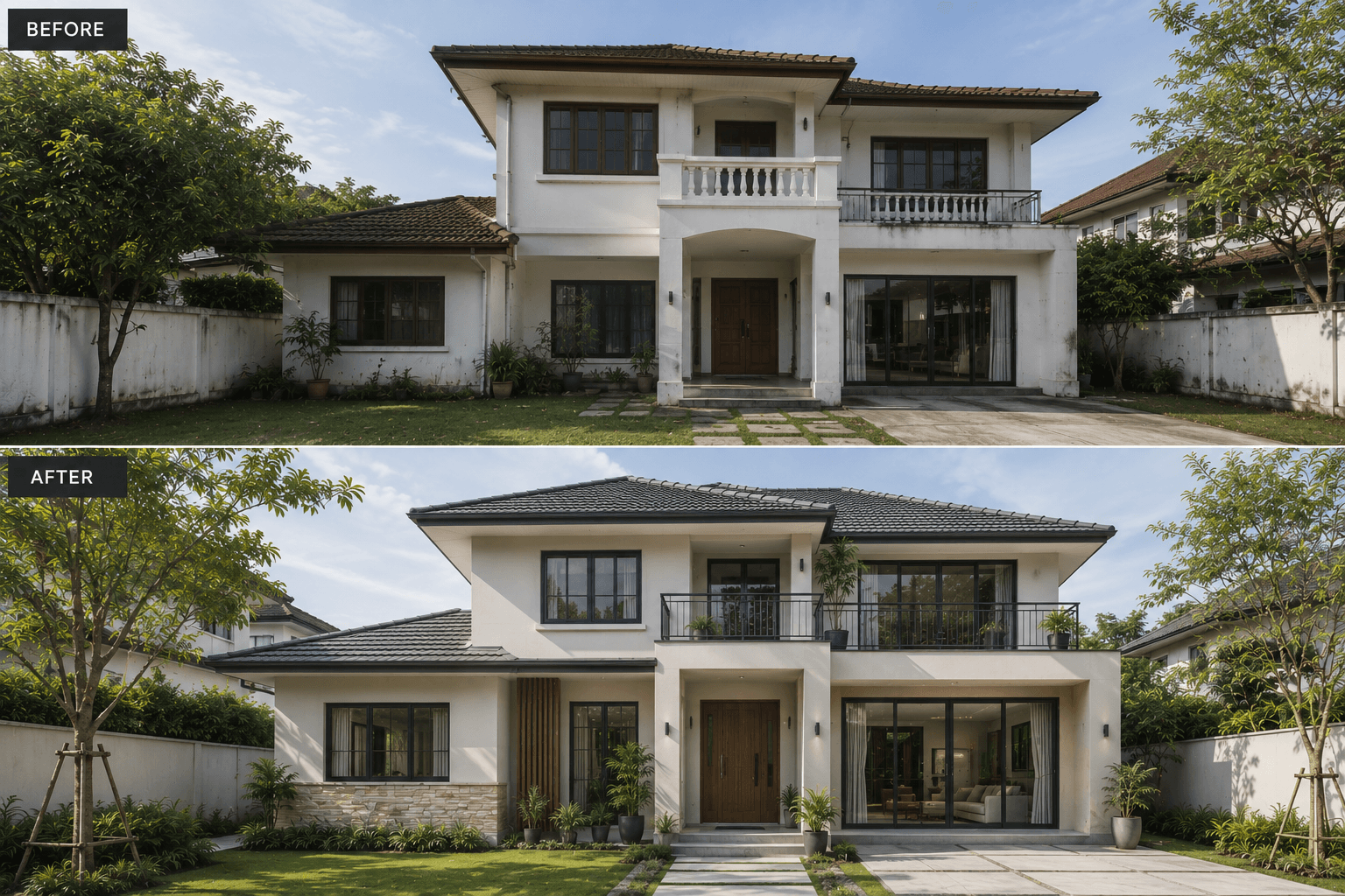 Minimal concrete architecture