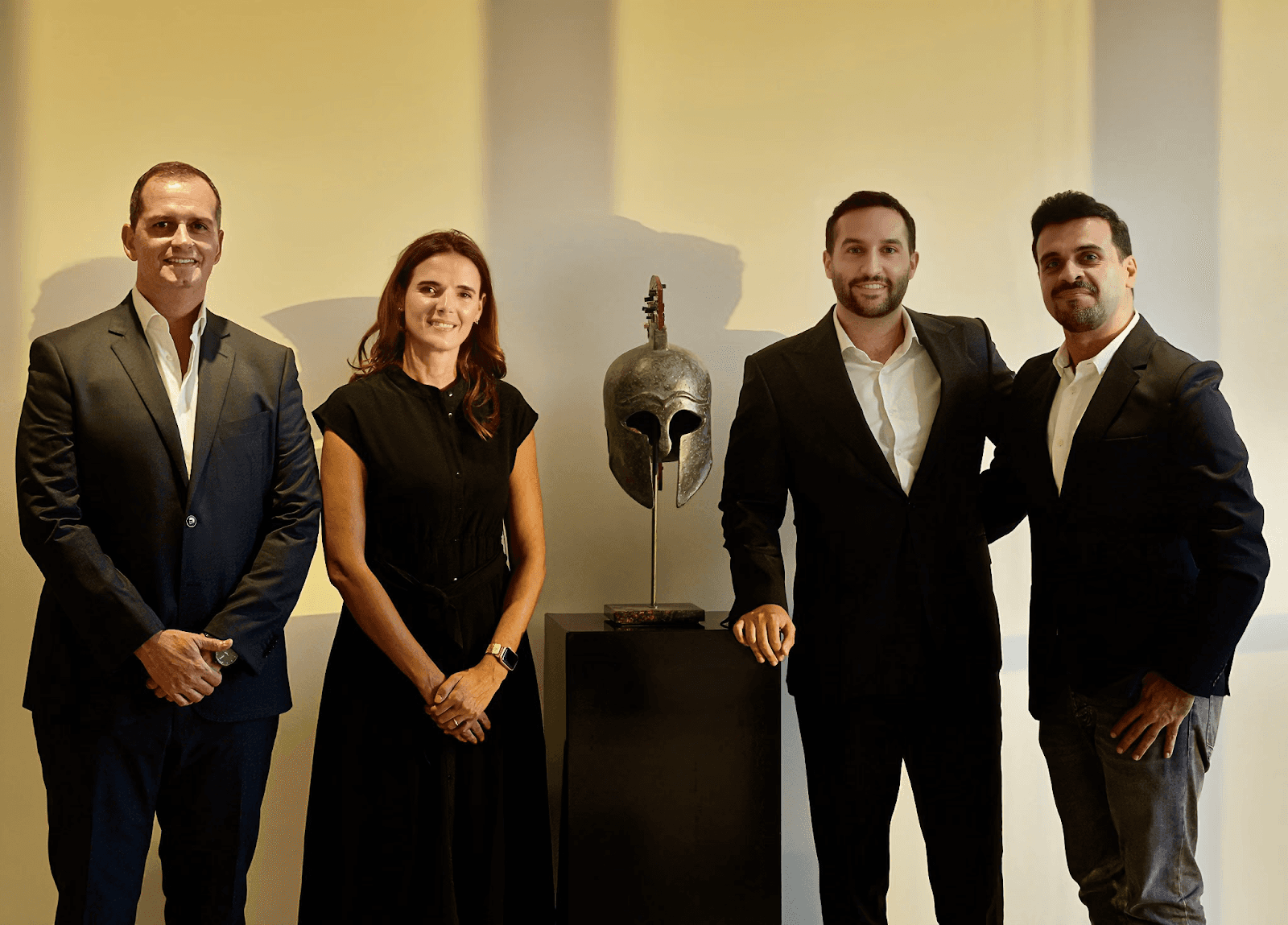 From Right: Dr. Soheyl Simaei (founder of Noble Veterinary Clinic), Ali Soudi (CEO of ARENA Veterinary Holding), and Dr. Mafalda Sardinha (Partner-Clinical Director of European Vet Centre)