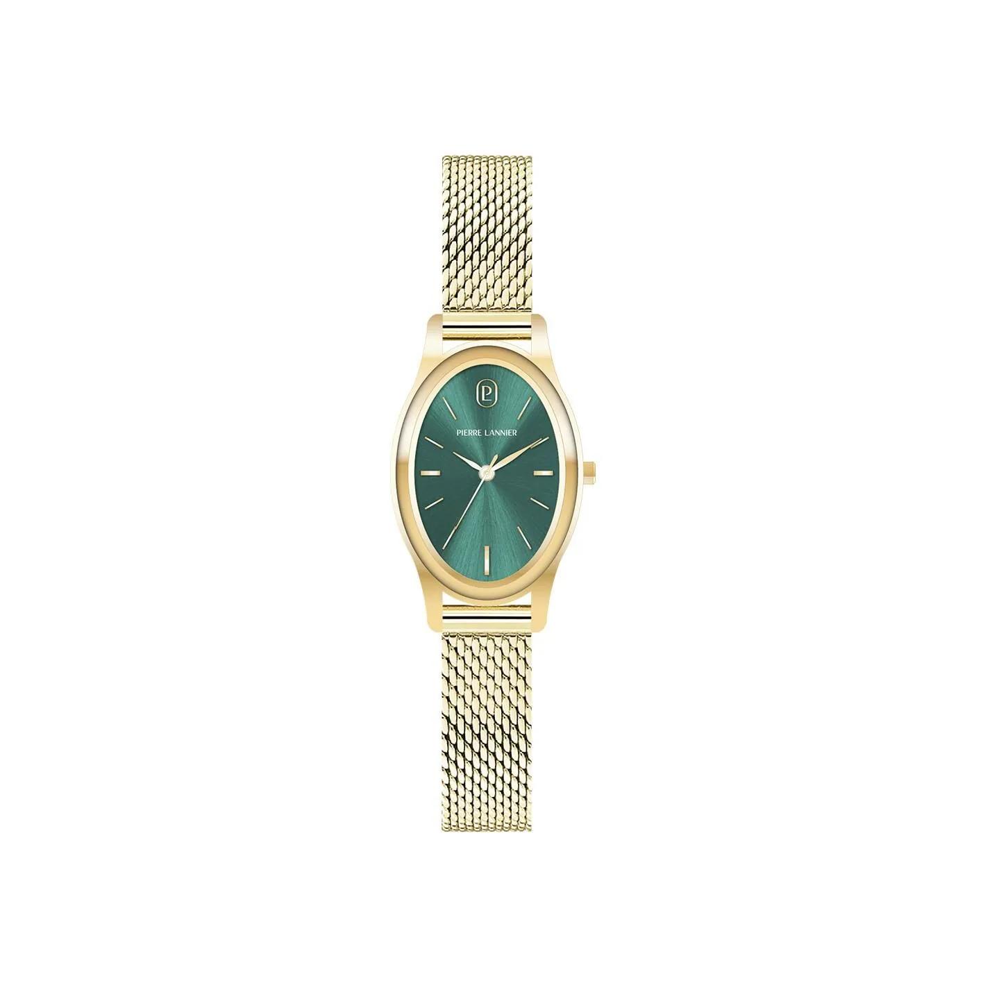 Montre Pierre Lannier Ovalia – Doré Milanais