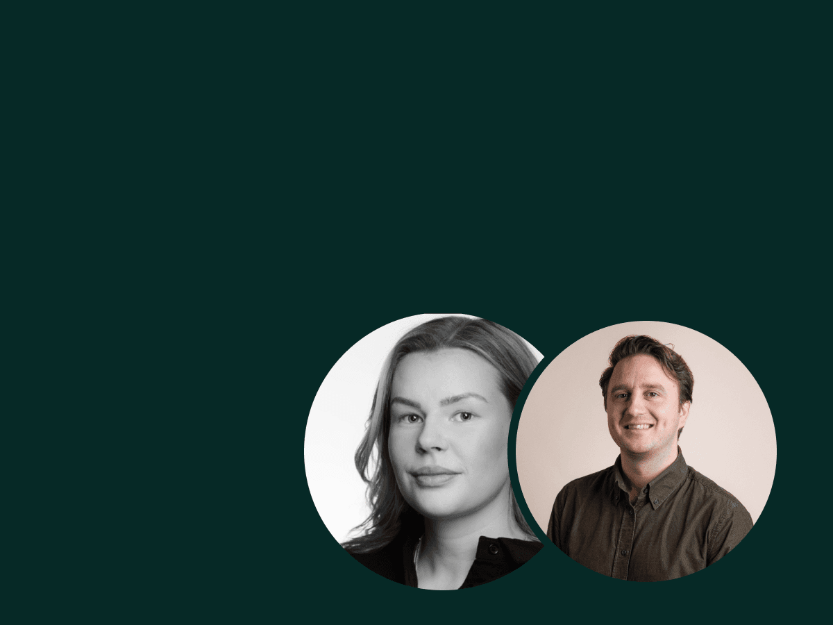 Matilda Björnfot , Senior Customer Success Manager and Johan Löfquist Head of Sustainability Data @Worldfavor