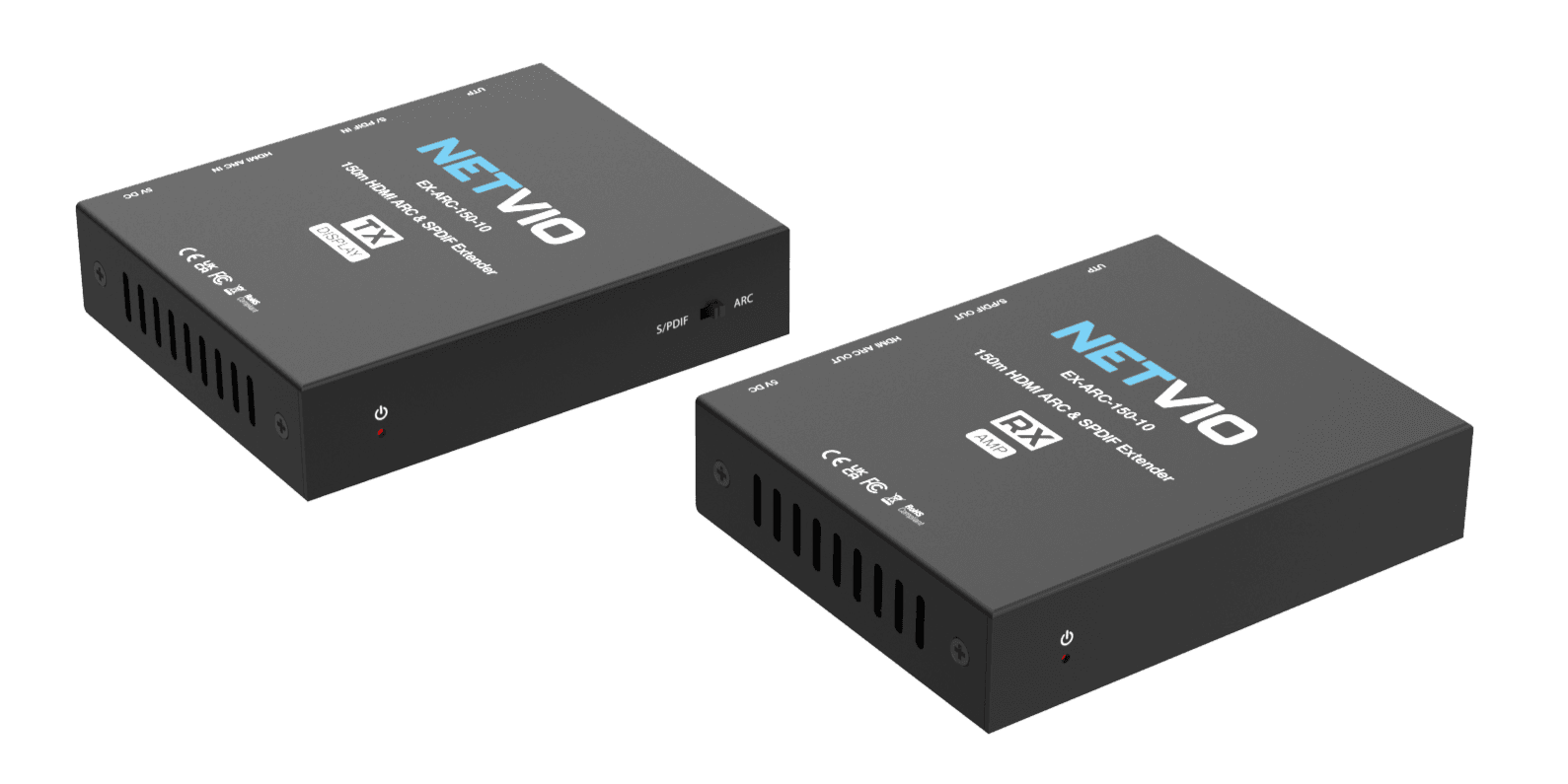 Netvio 150m HDMI ARC & SPDIF Extender units