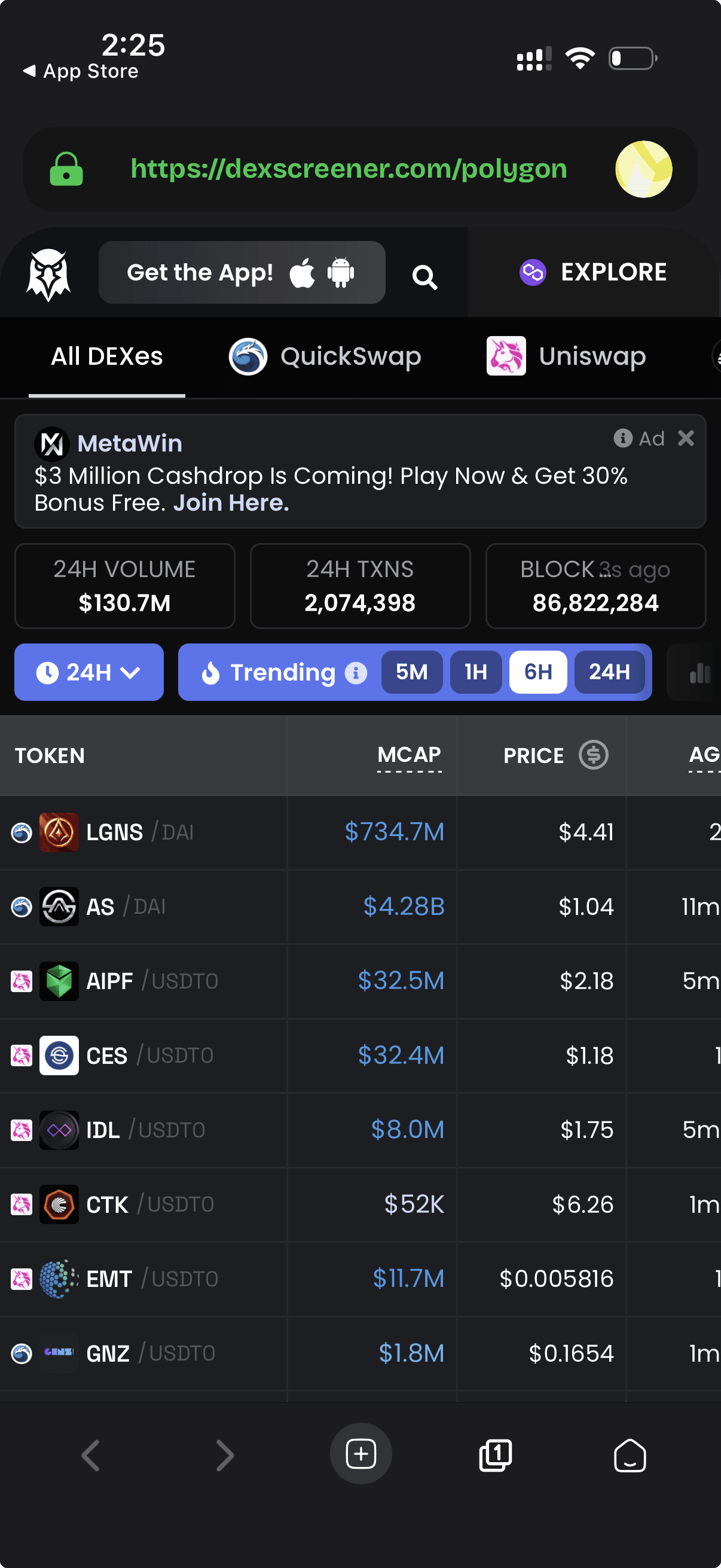 Dark mode mobile app screen listing active subscription costs for Netflix, Framer, Spotify, Youtube, and GoDaddy.