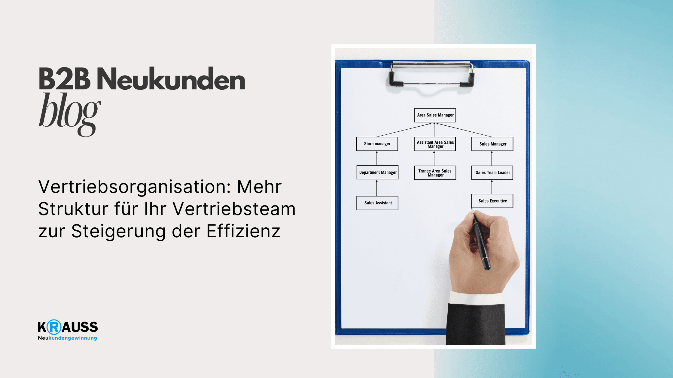 Vertriebsorganisation: Mehr Struktur für Ihr Vertriebsteam zur Steigerung der Effizienz