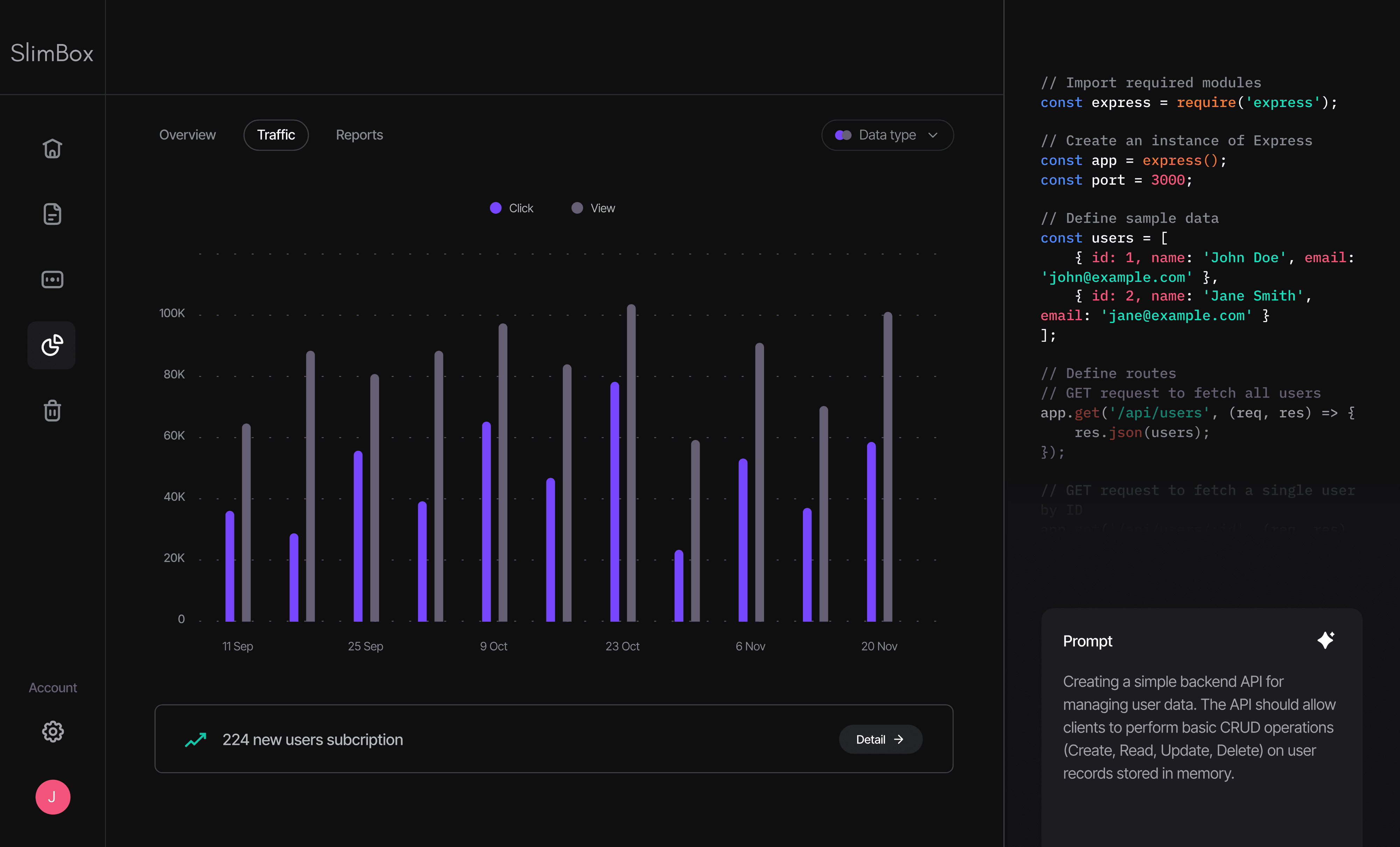 Clean minimal workspace dashboard interface for team collaboration
