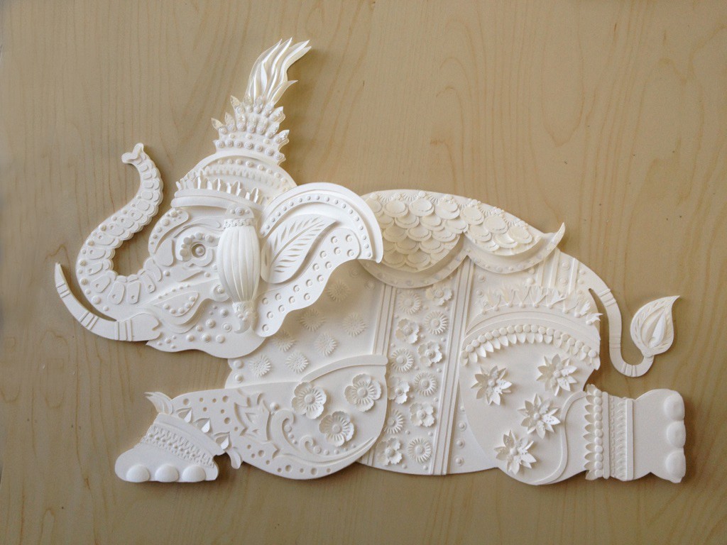 ladimir-shpitalnik-paper-sculpture-new-haven-elephant