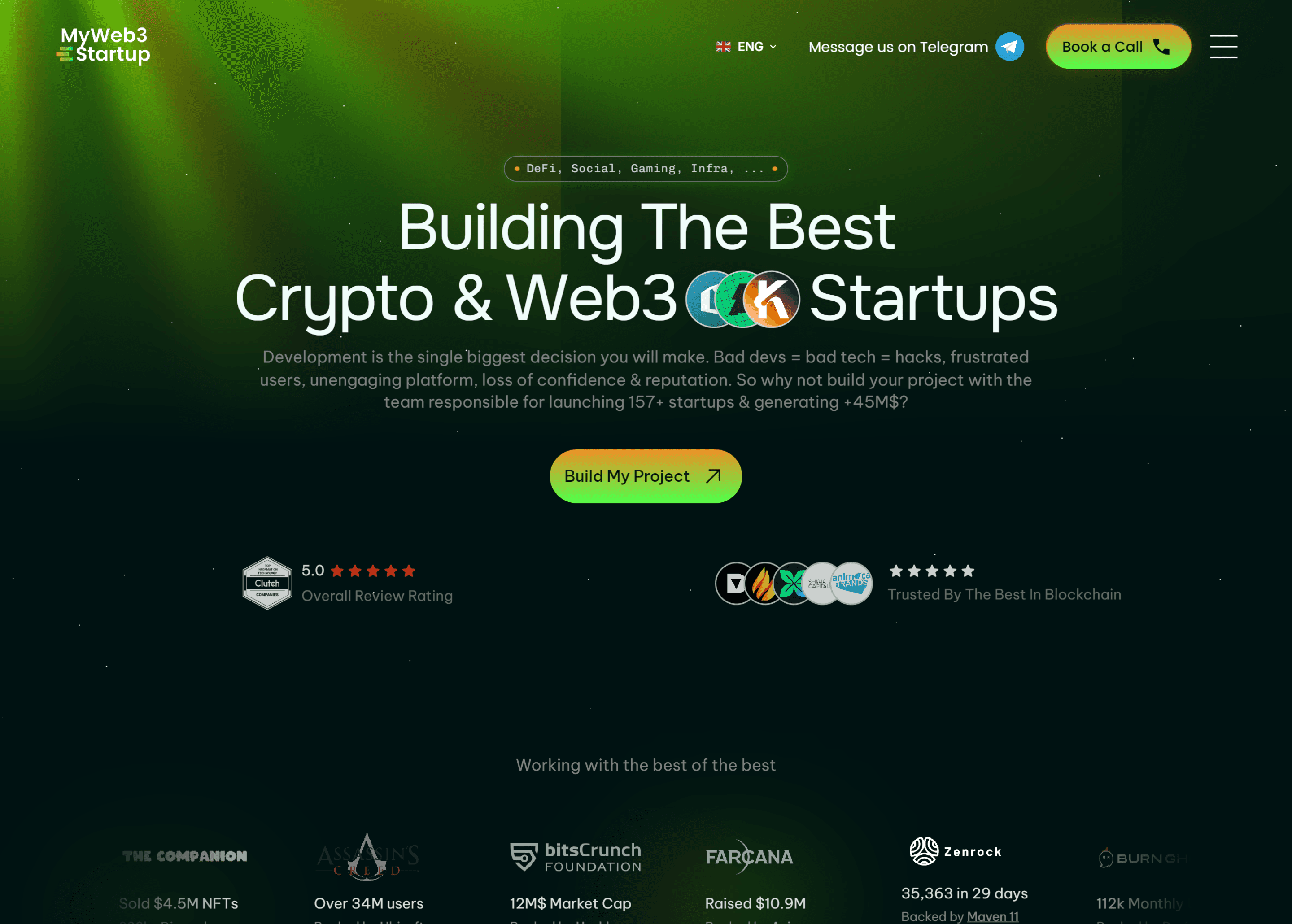 My Web3 Startup - Website developers in Nigeria
