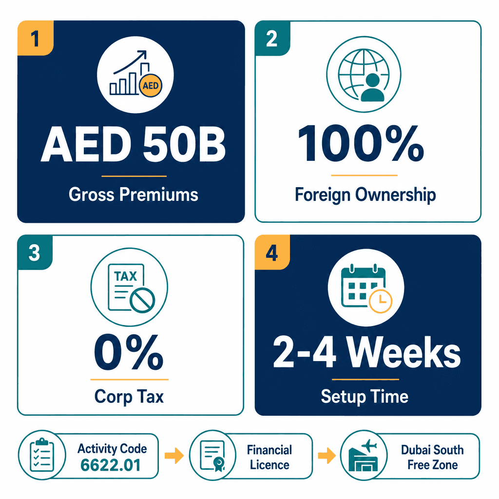 Infographic: General Insurance Brokerage Business License in Dubai