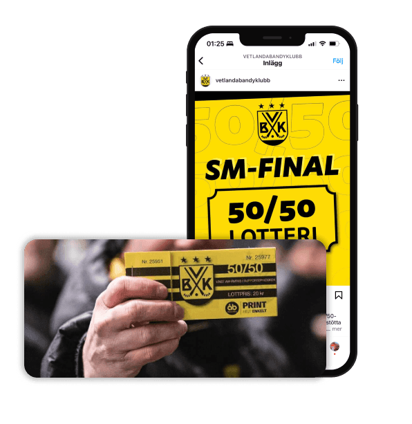 Fysiska lotter och digitala