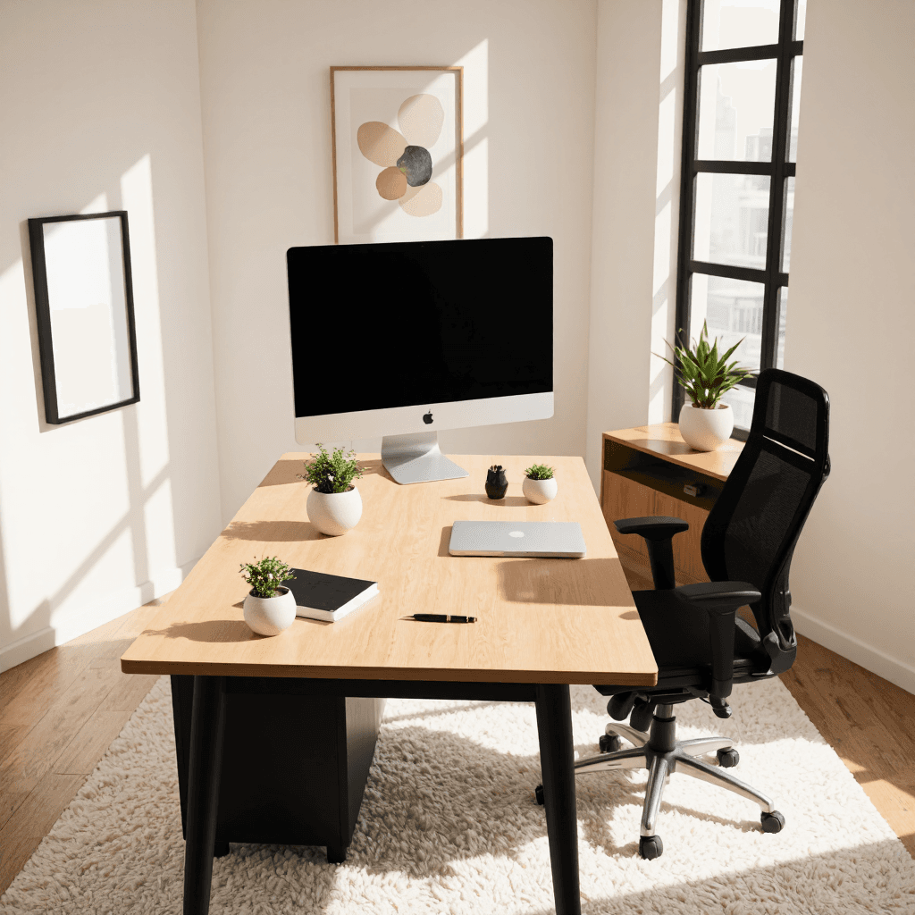 product photography of all-in-one PC