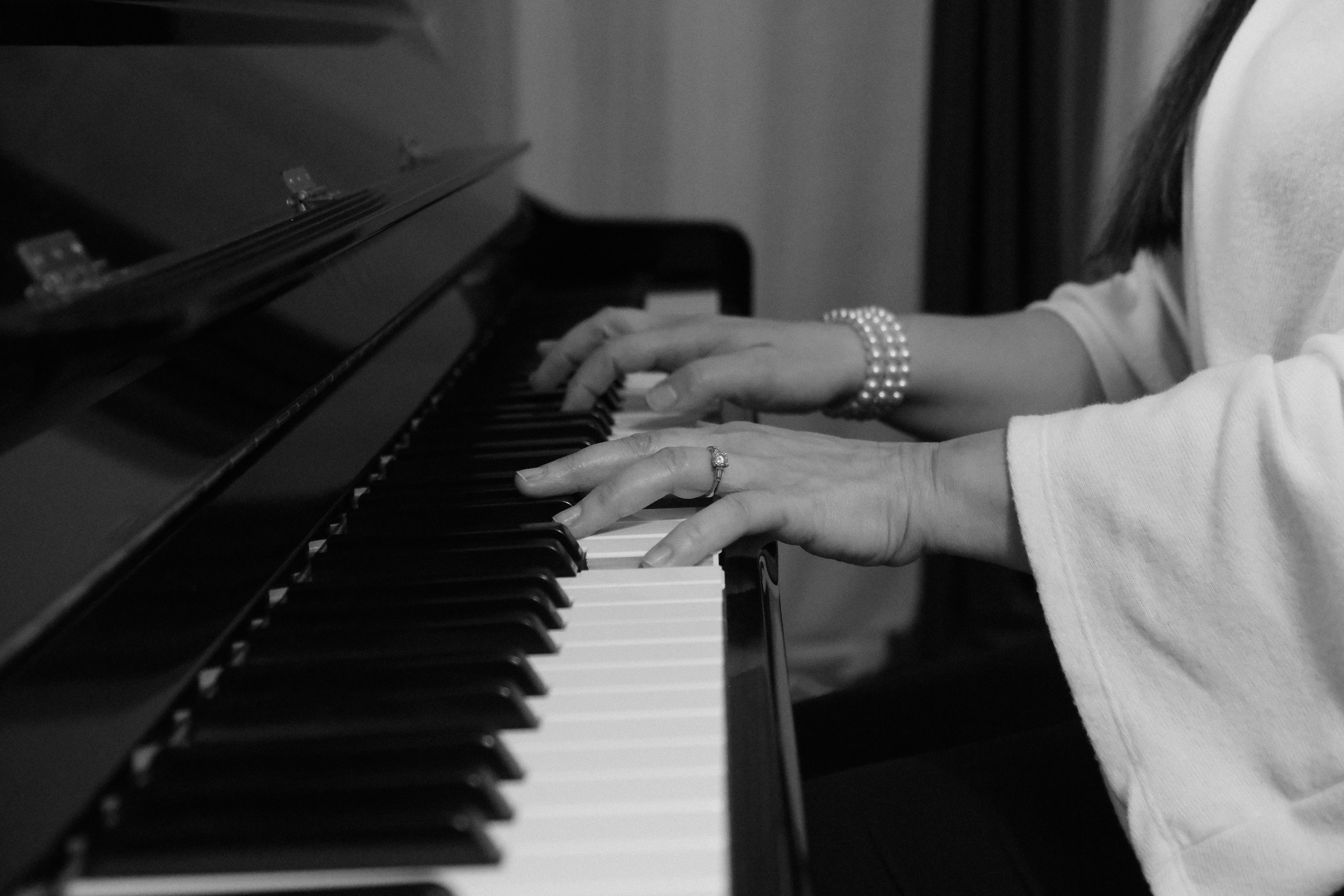 A black female model