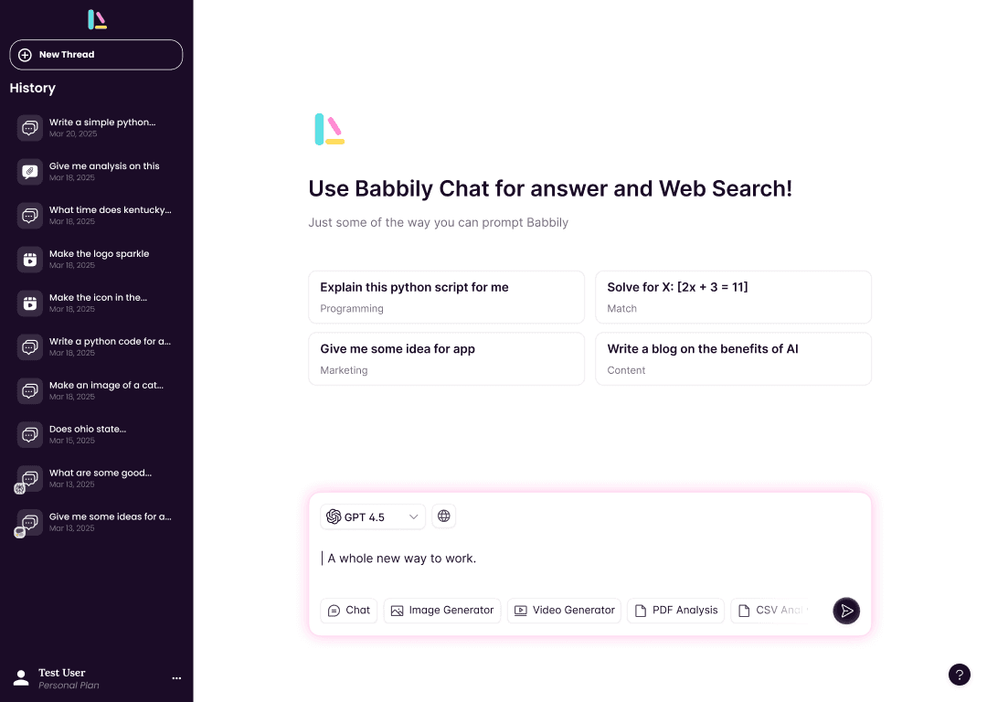 Babbily | Cutting-edge features