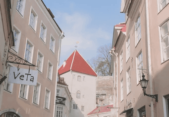 An image of the old Town in Tallinn