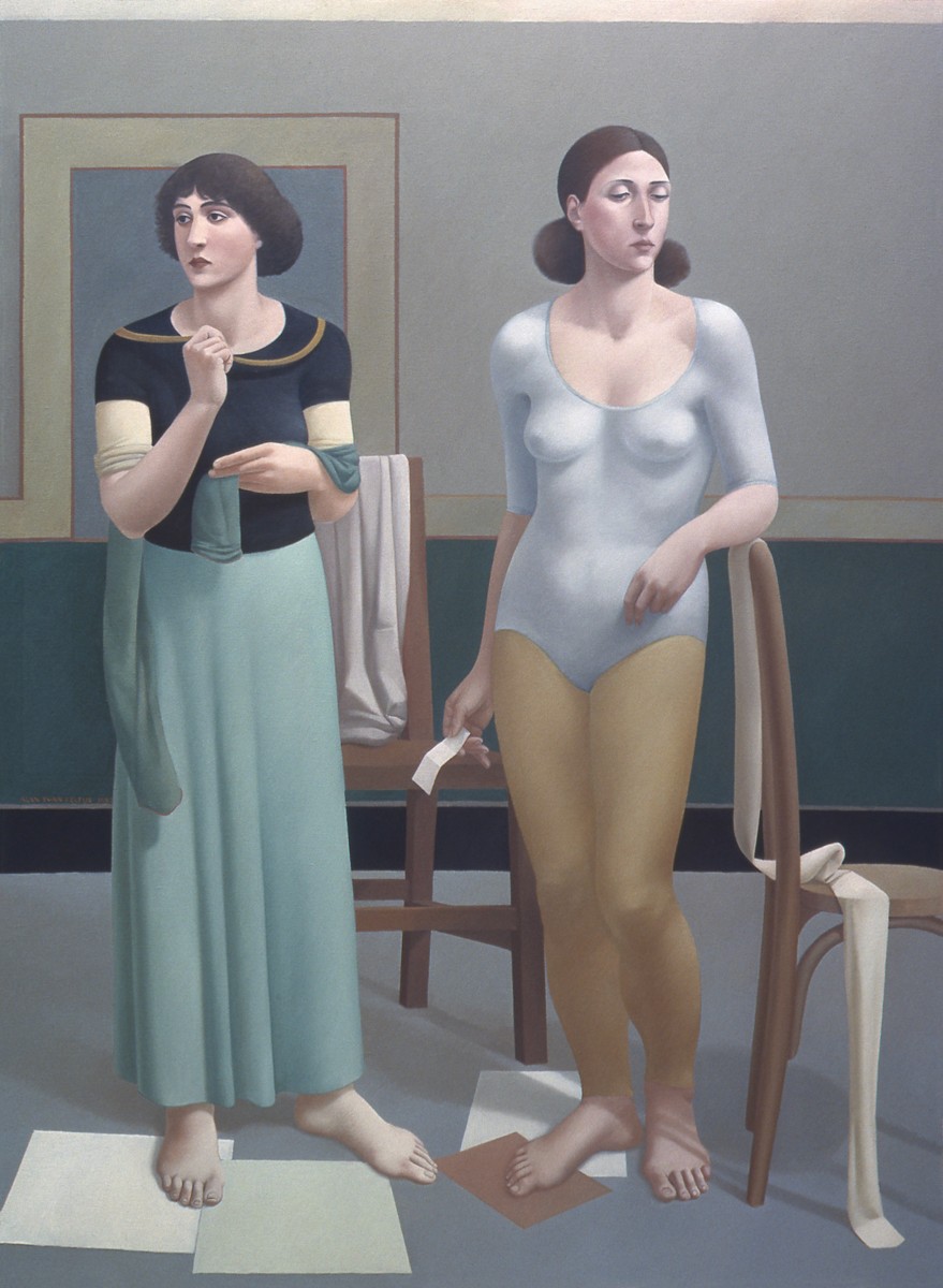 Alan Feltus, Two Women Standing, Greensleeves, 1982