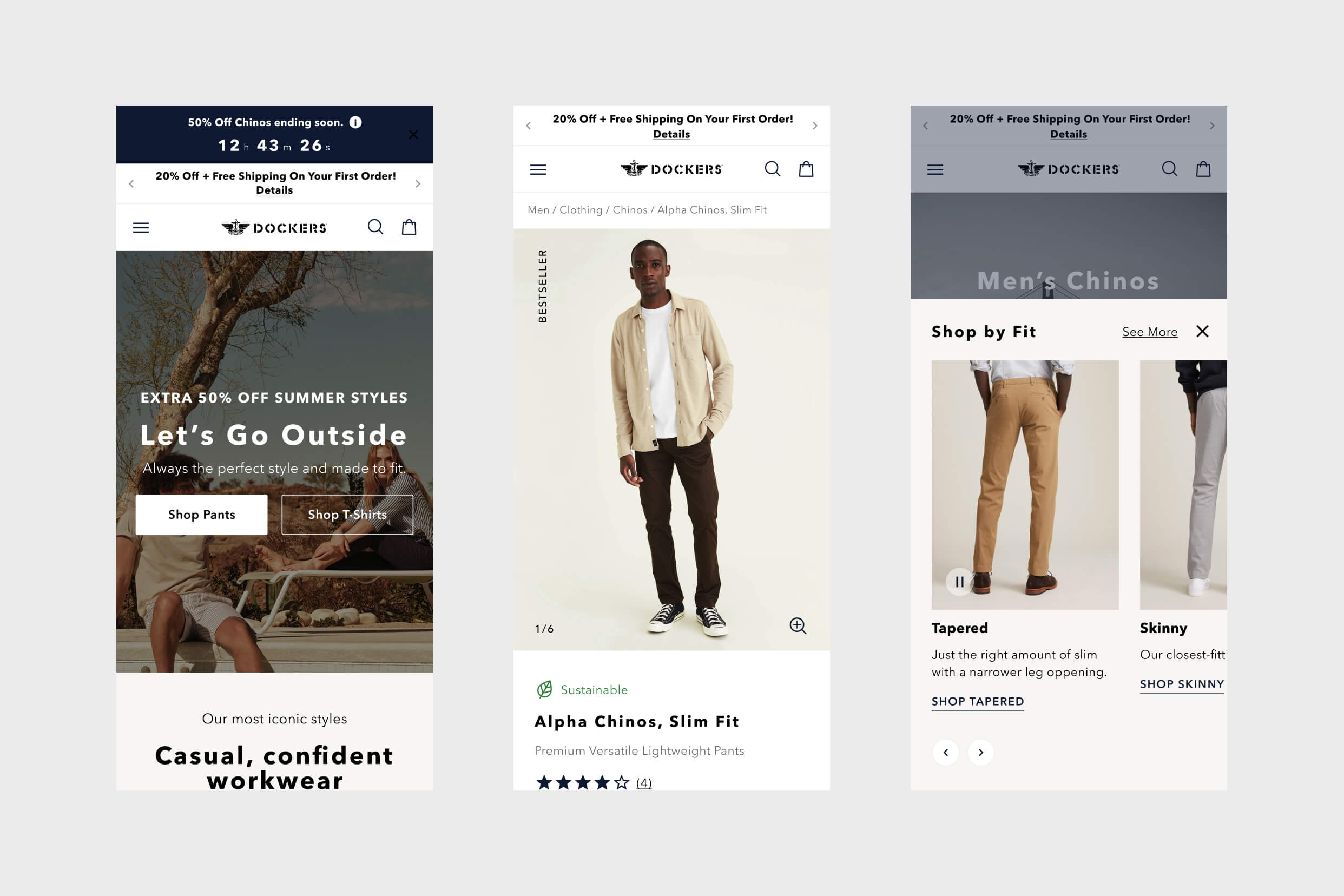 Dockers - Mobile Design