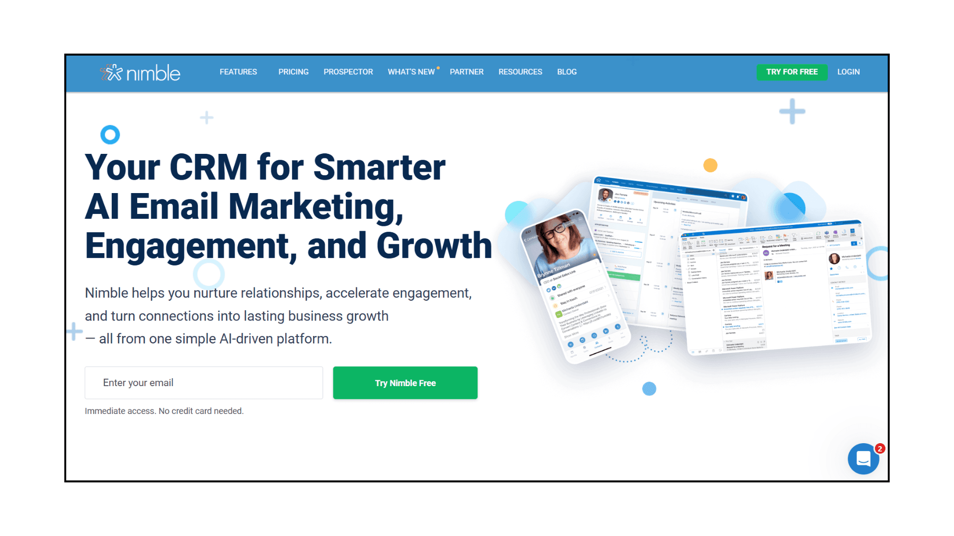 Nimble CRM for small agencies