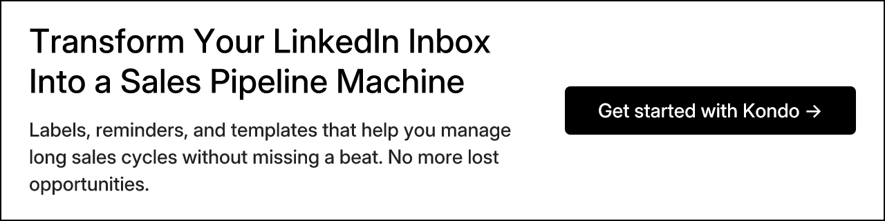 Transform Your LinkedIn Inbox Into a Sales Pipeline Machine