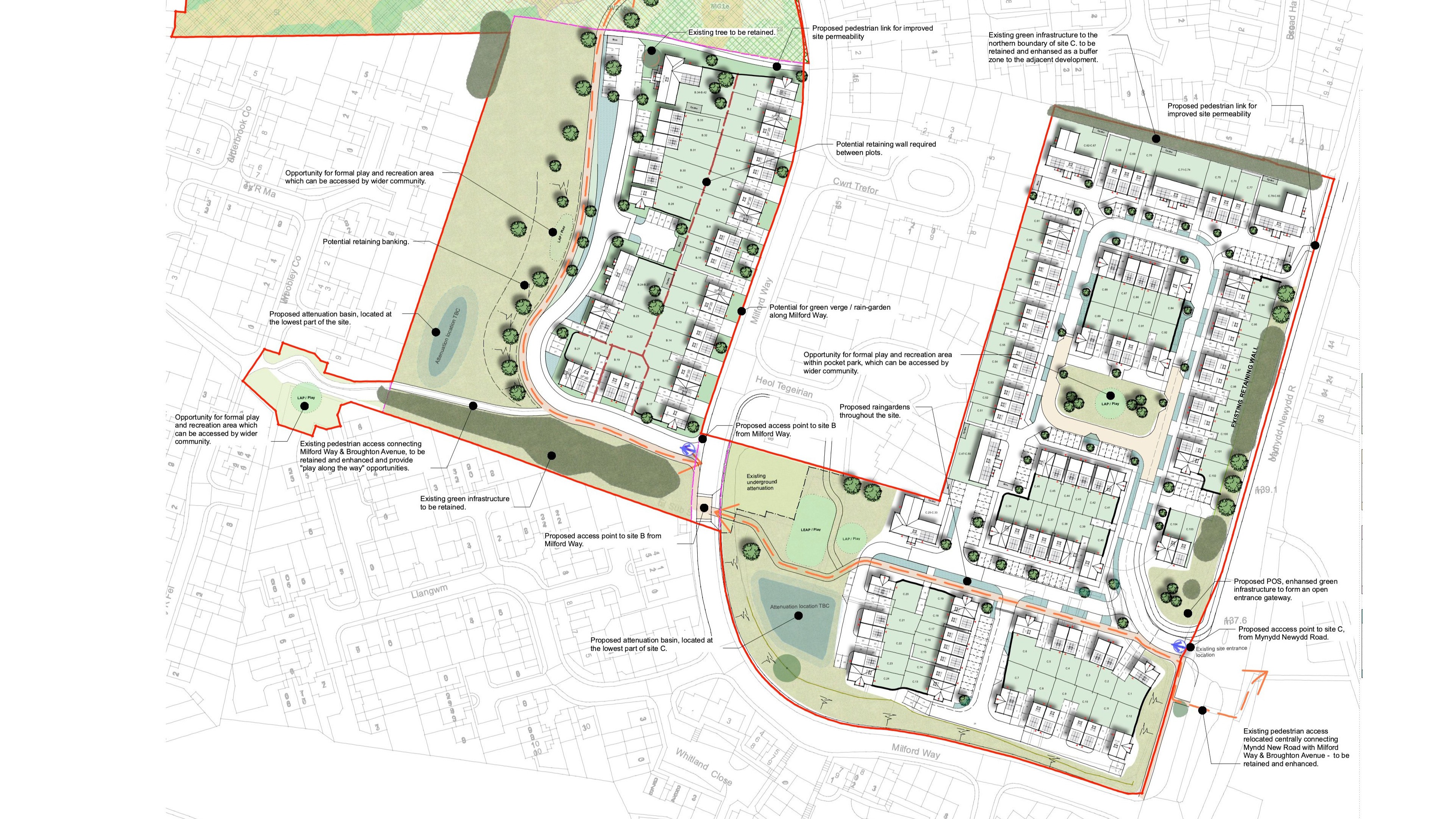 Additional view of the Penderi Neighbourhood Regeneration project