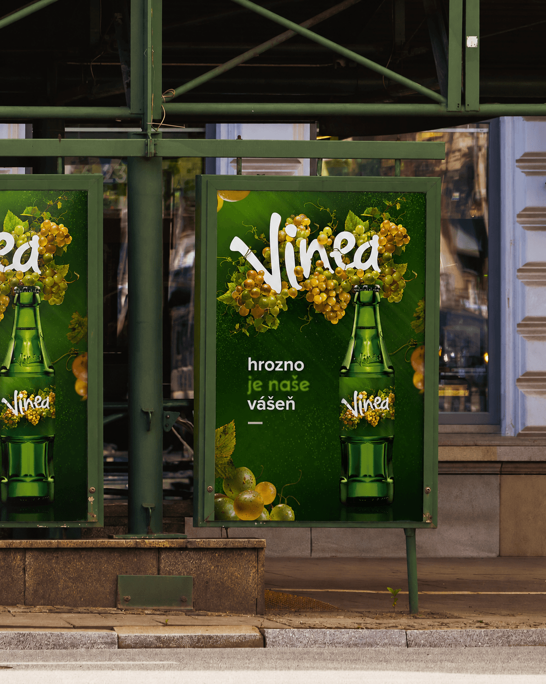 Vinea sparkling grape drink brand refresh and packaging design