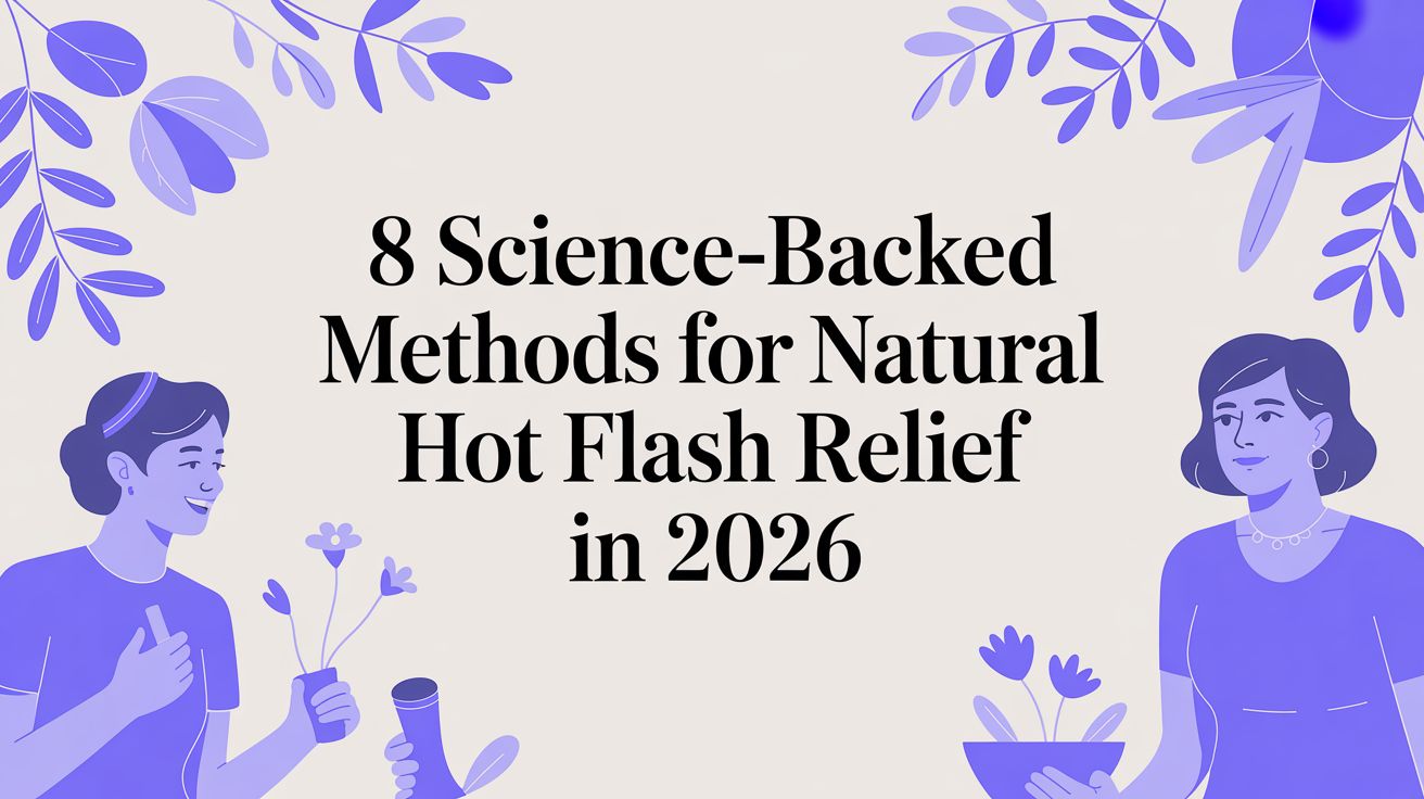 8 Science-Backed Methods for Natural Hot Flash Relief in 2026