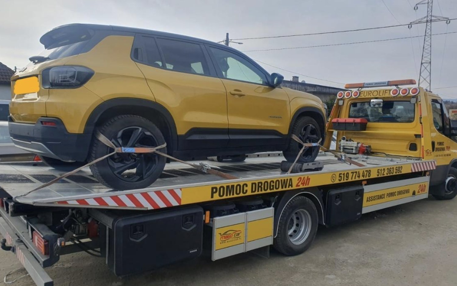 Transport samochodu z Niemiec lawetą – zabezpieczony przewóz pojazdu