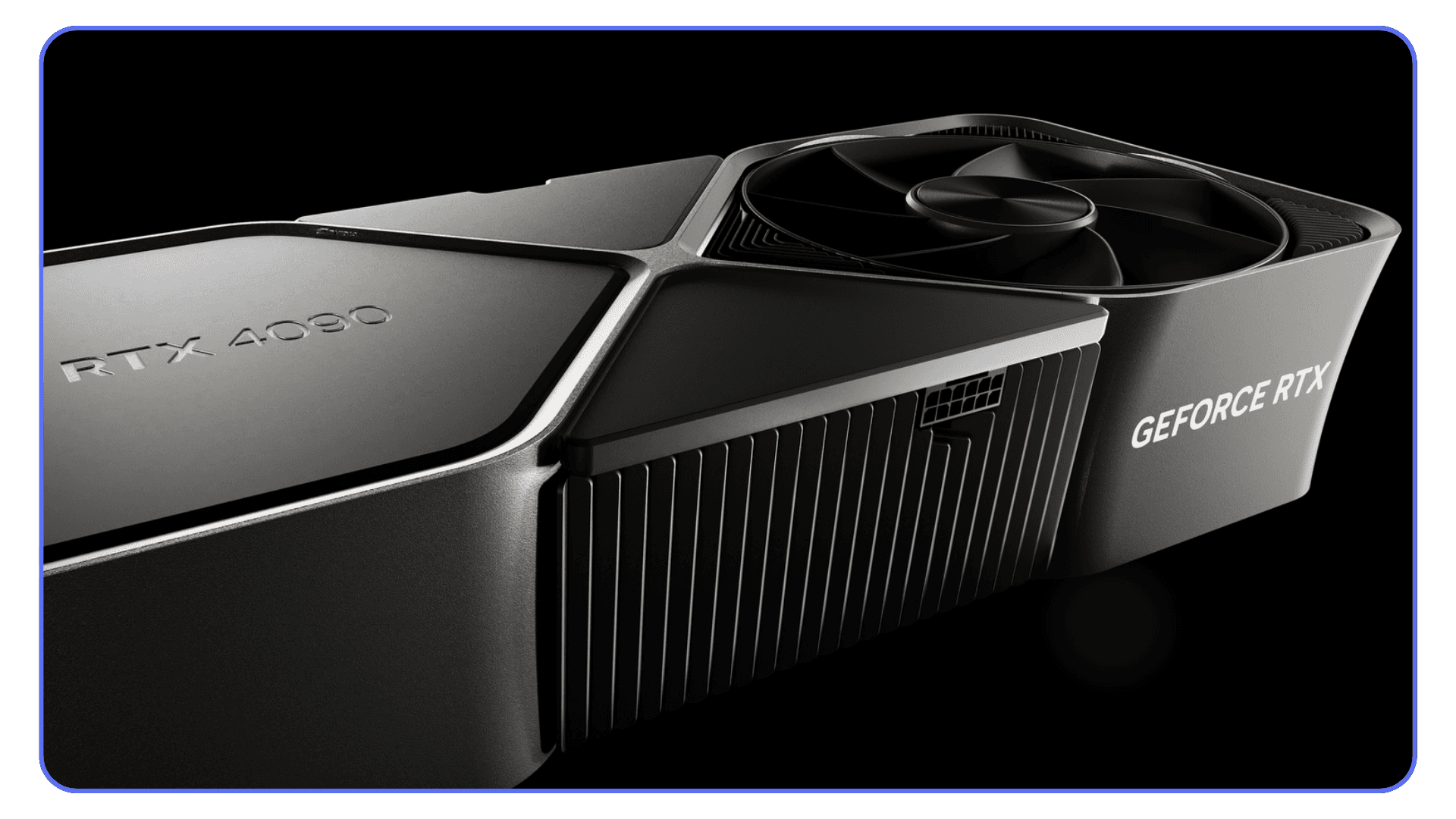 NVIDIA GeForce RTX 4090 graphics card close-up used for high-end Twinmotion rendering