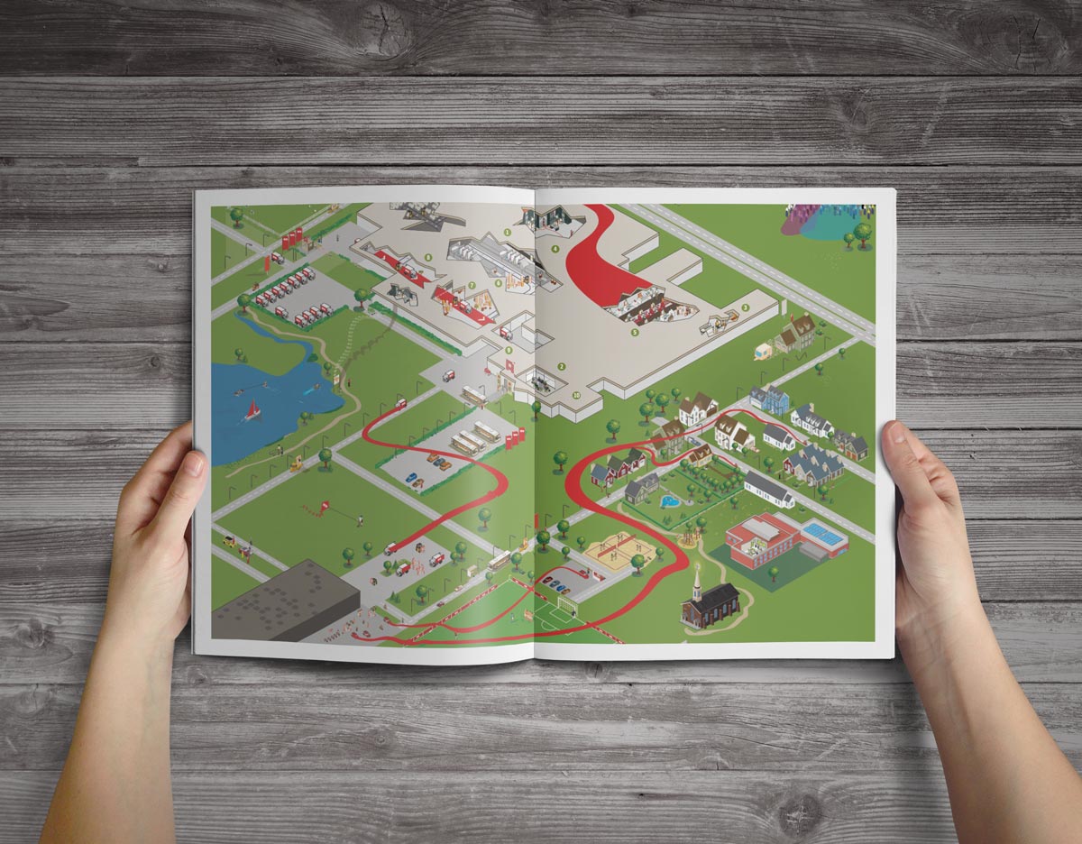 Redaktioneller Ablauf als Infografik – von der Idee bis zum Druckprozess erklärt