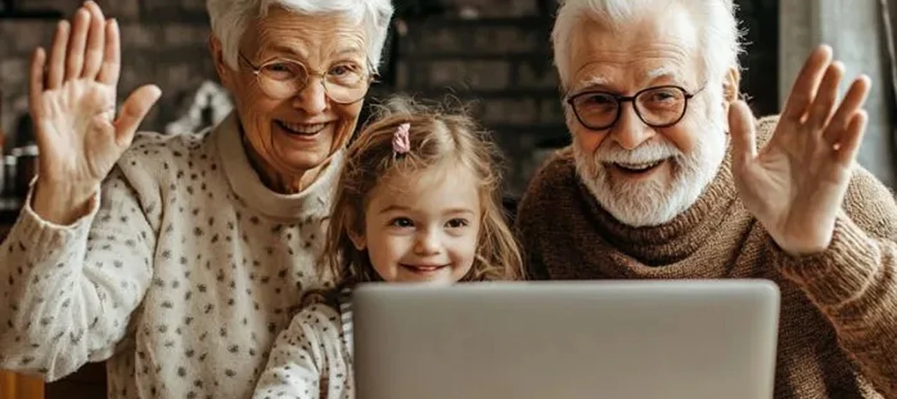 grand parent avec enfant
