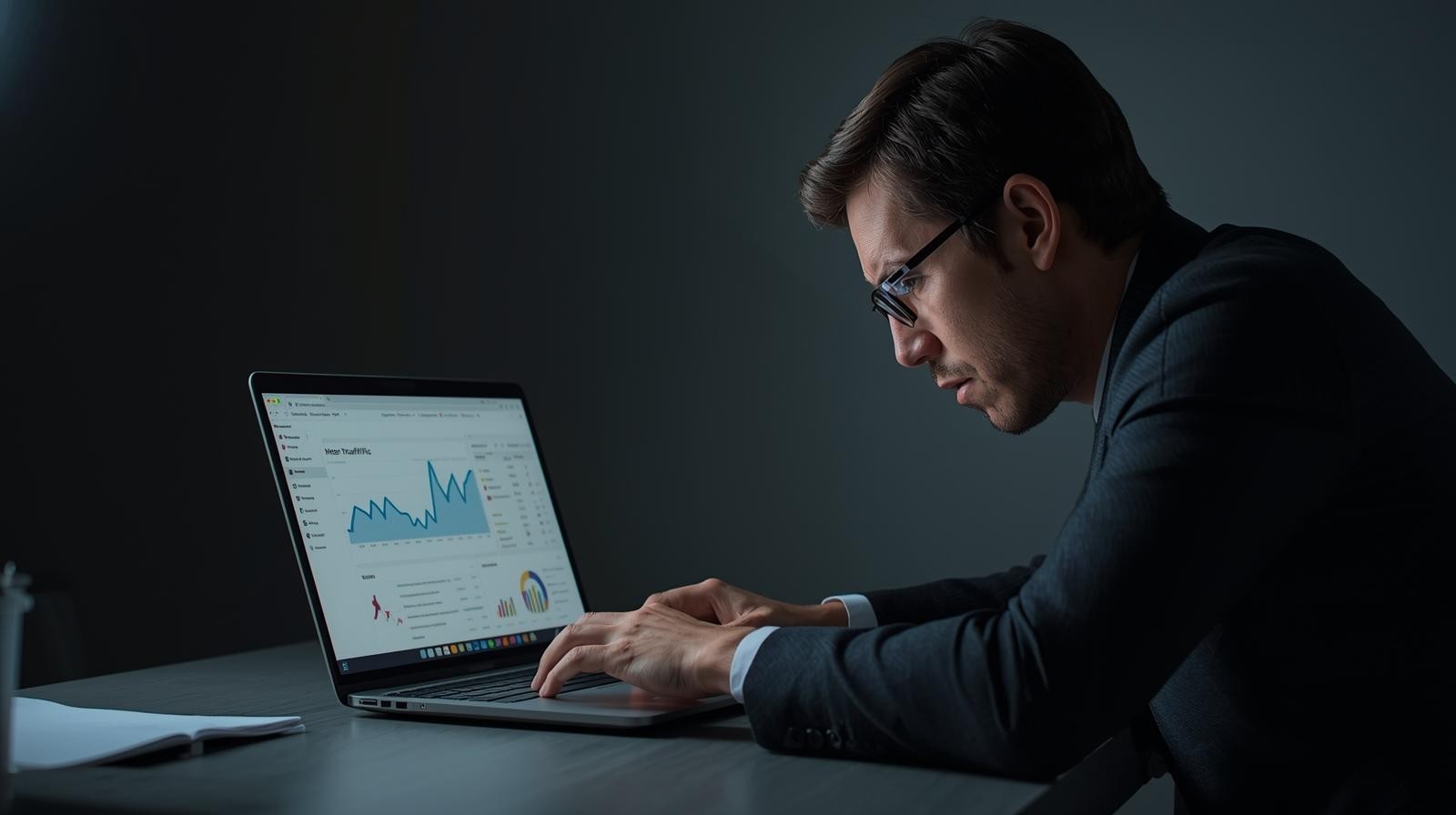 Shopify conversion funnel showing traffic, product views, checkout and sales