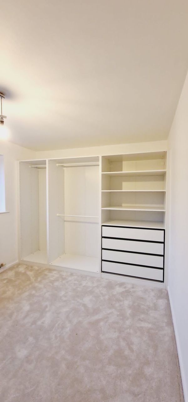 white wardrobe