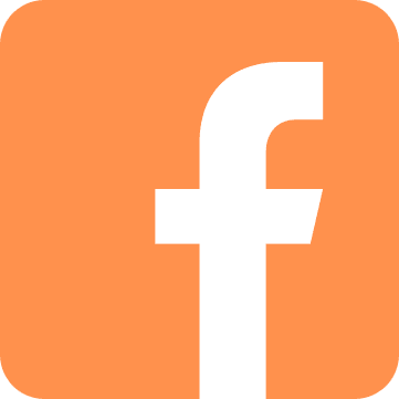 icone facebook orange