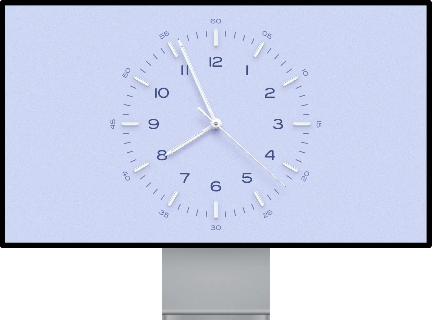 Bauhaus Clock for Mac Standard Size Day Dial