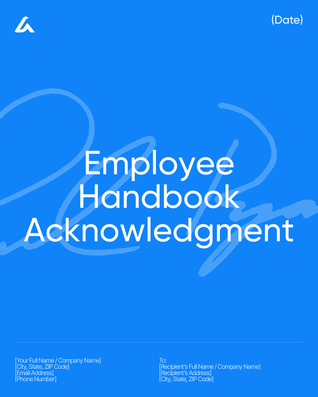 Employee Handbook Acknowledgment