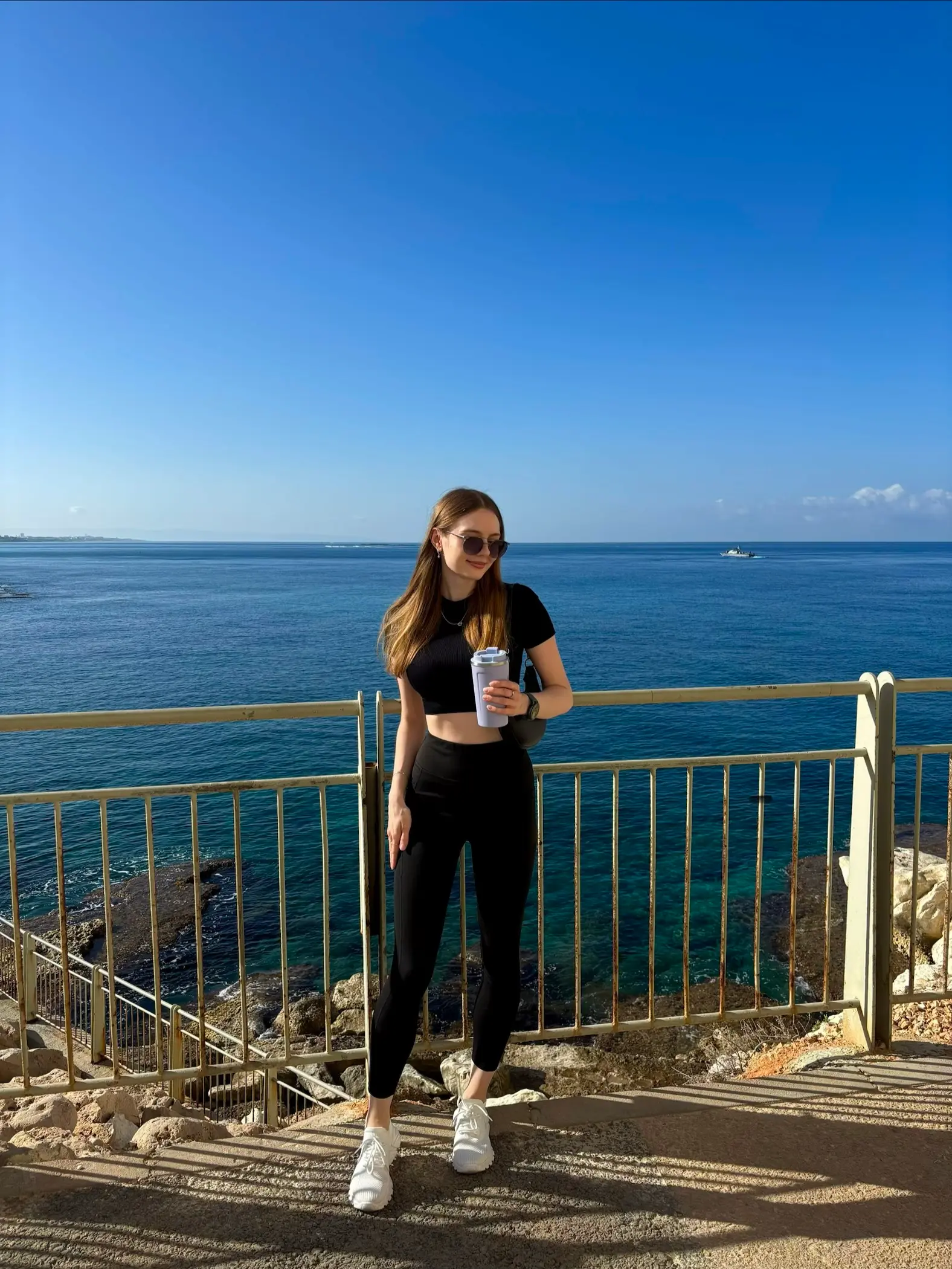 Liana Tudakova, founder of Luna UI, by the sea