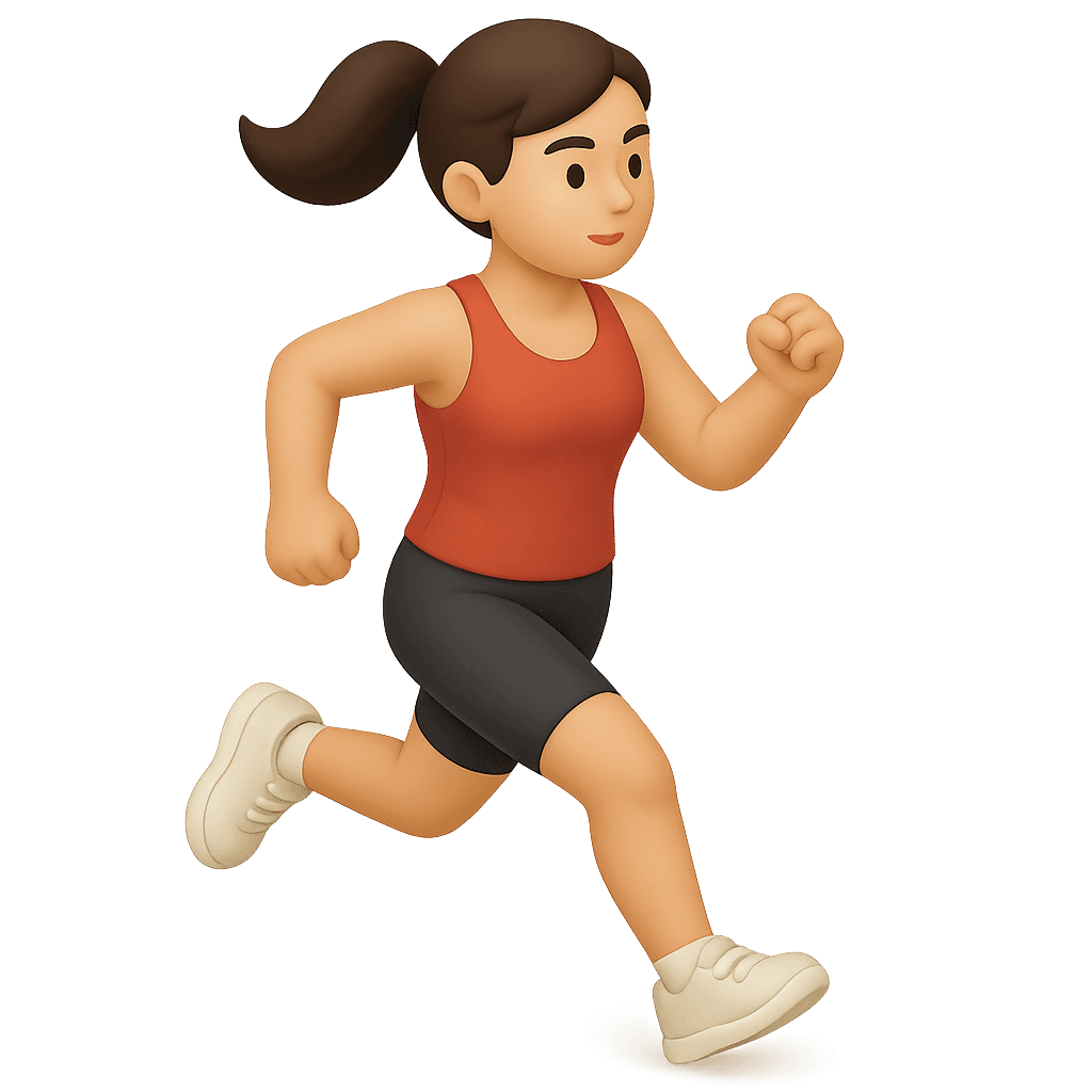woman running icon