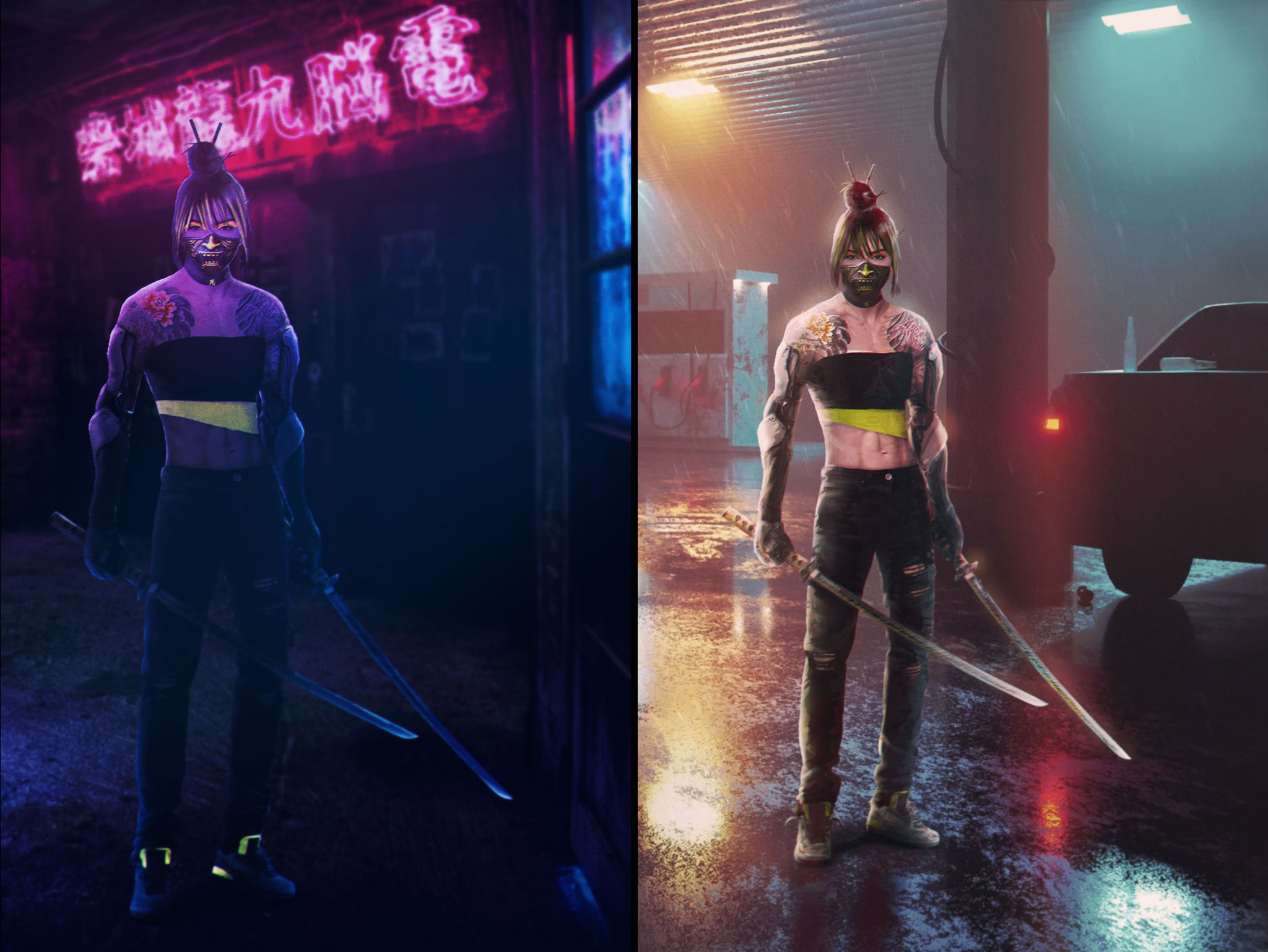 Lighting and material exploration