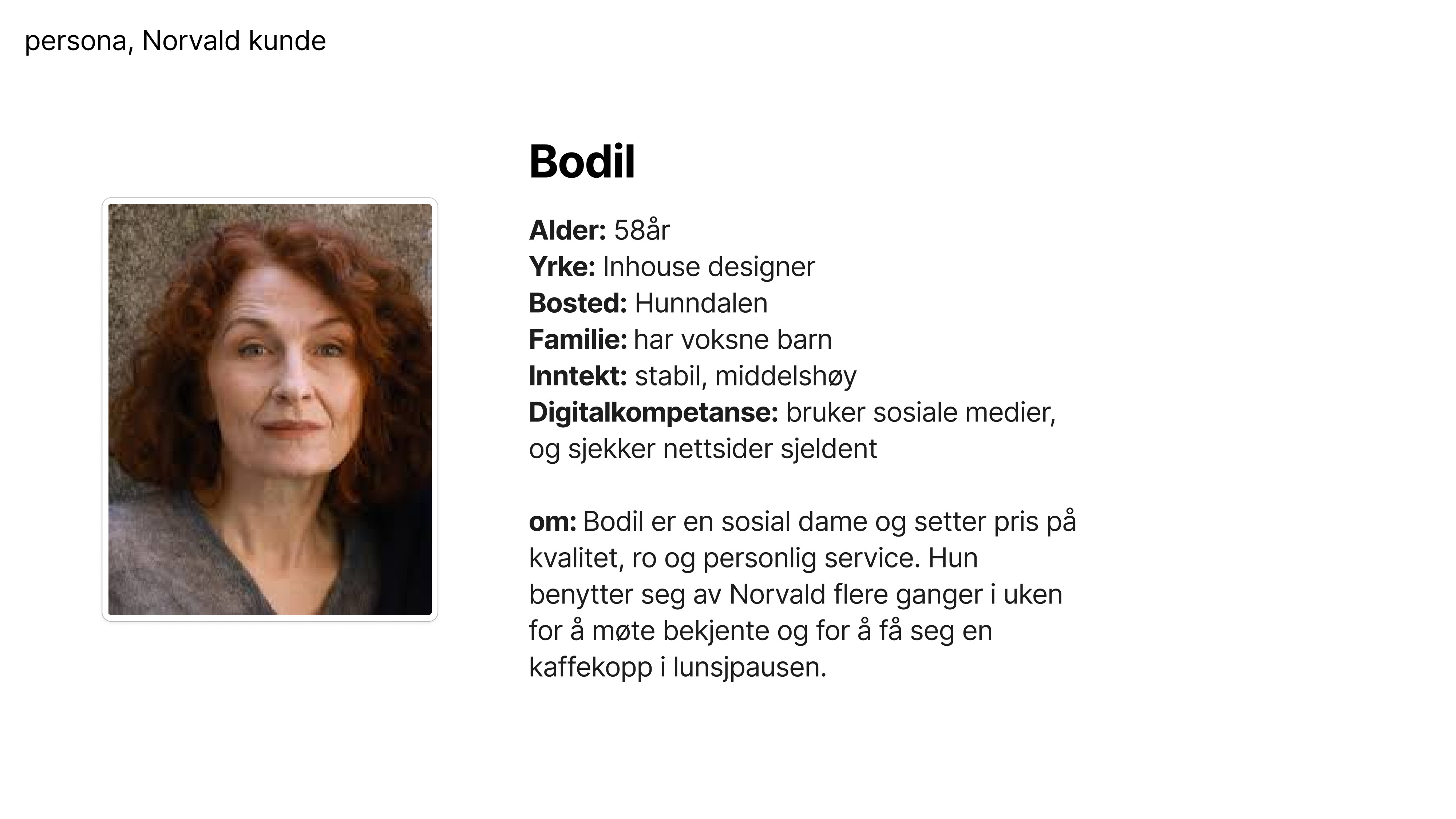 tjønnås personas bodil norvald kunde 