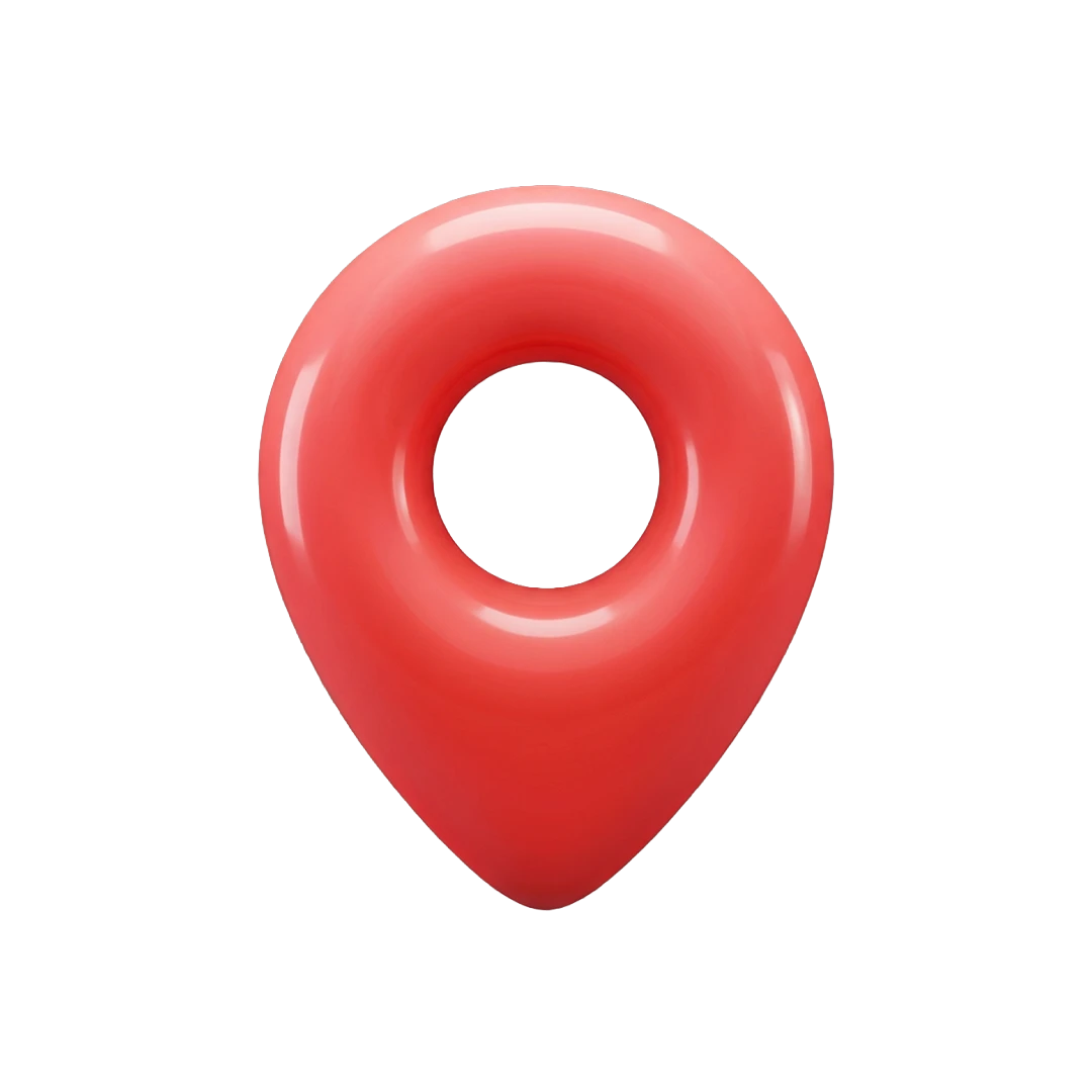 Roter Standort-Pin