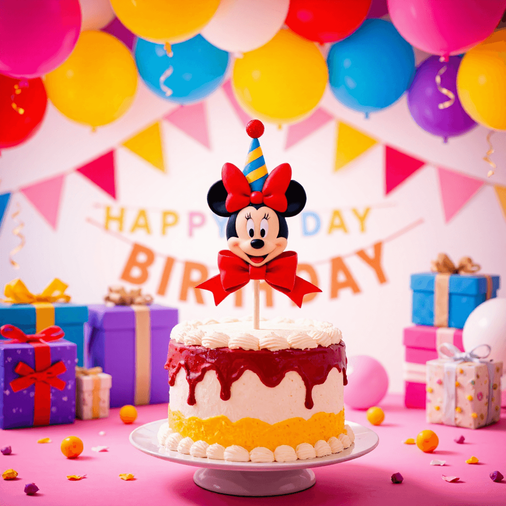 product photography of birthday cake topper