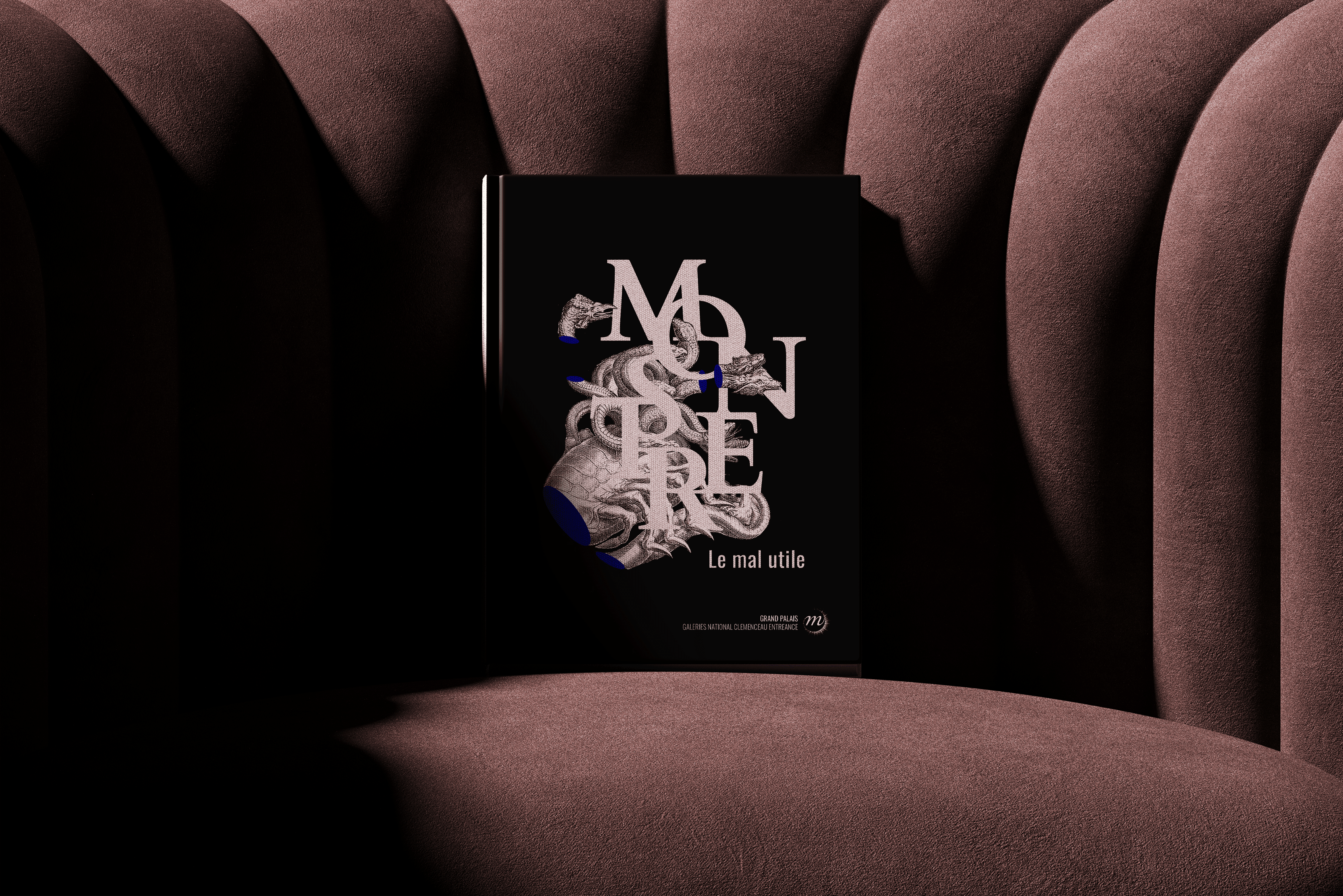  book page on red chair with clean editorial design