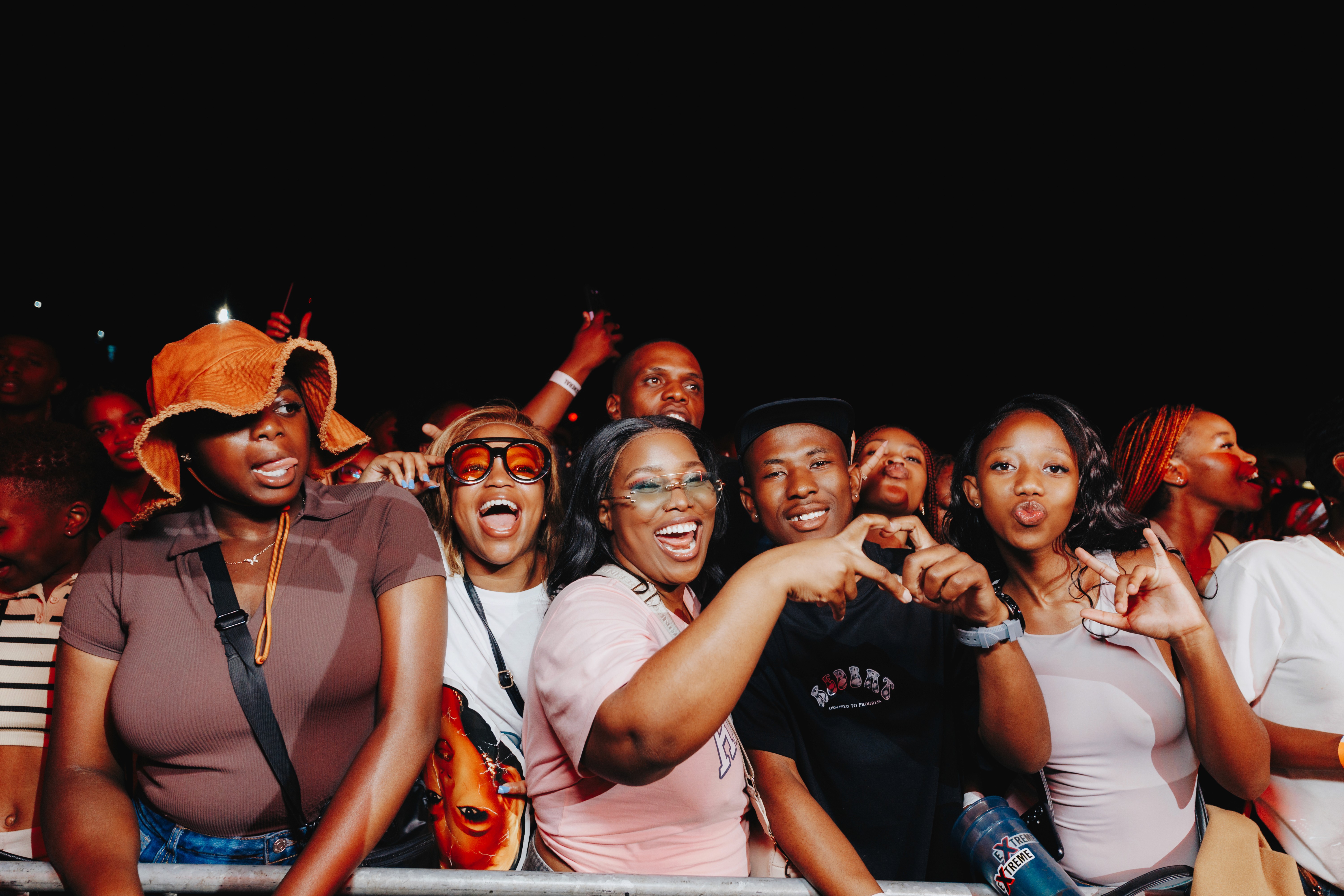 a woman wearing headphone