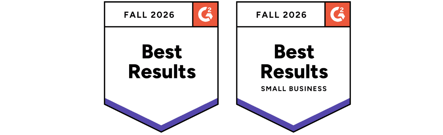 AI Search Visibility Optimization kategorisinde Visby Fall 2026 G2 rozetleri