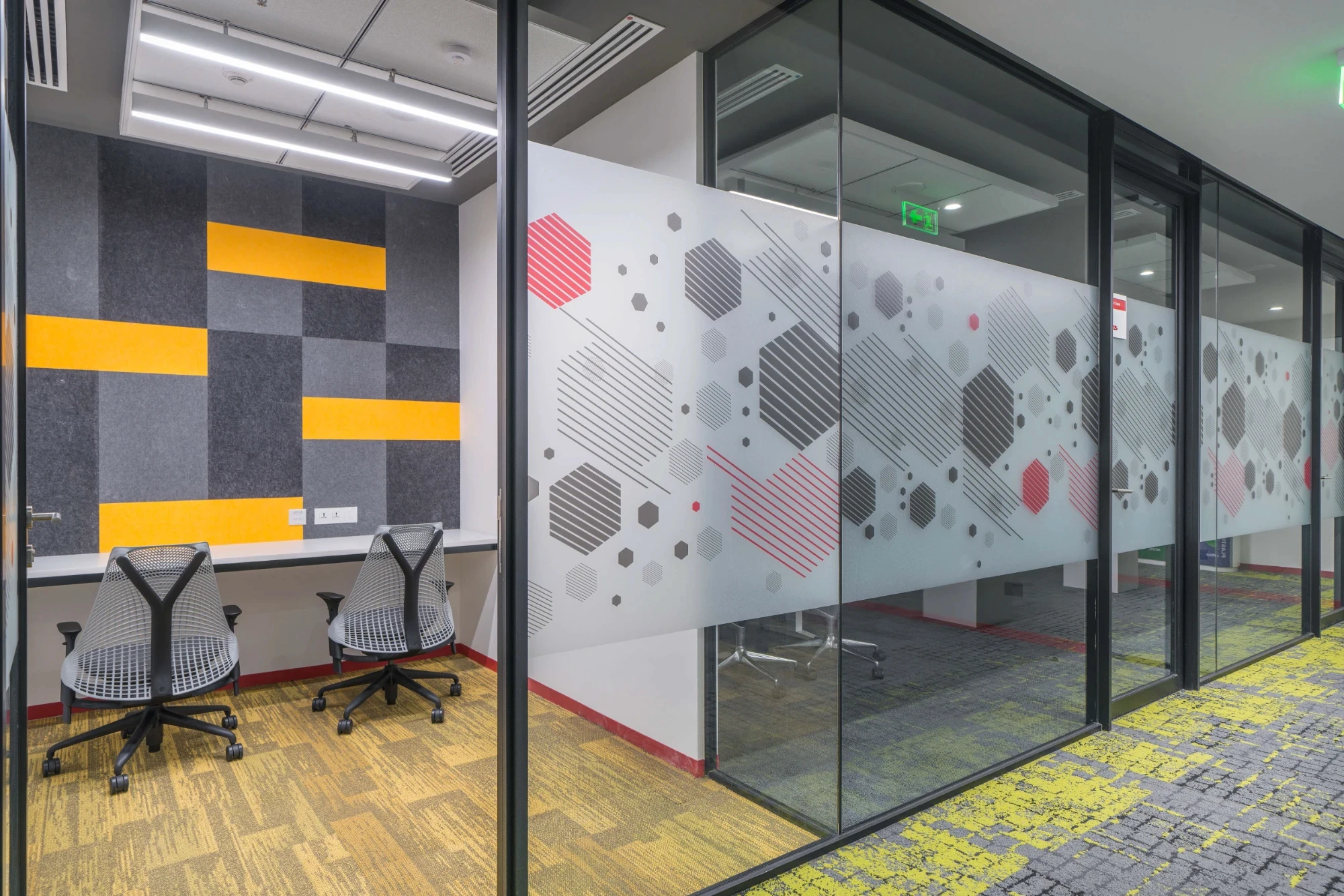 private cabin designed with pet panels