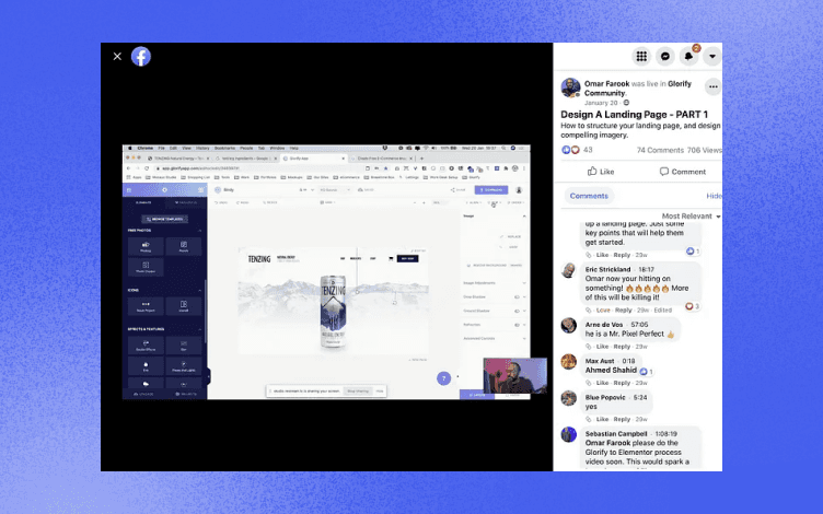 glorify facebook group