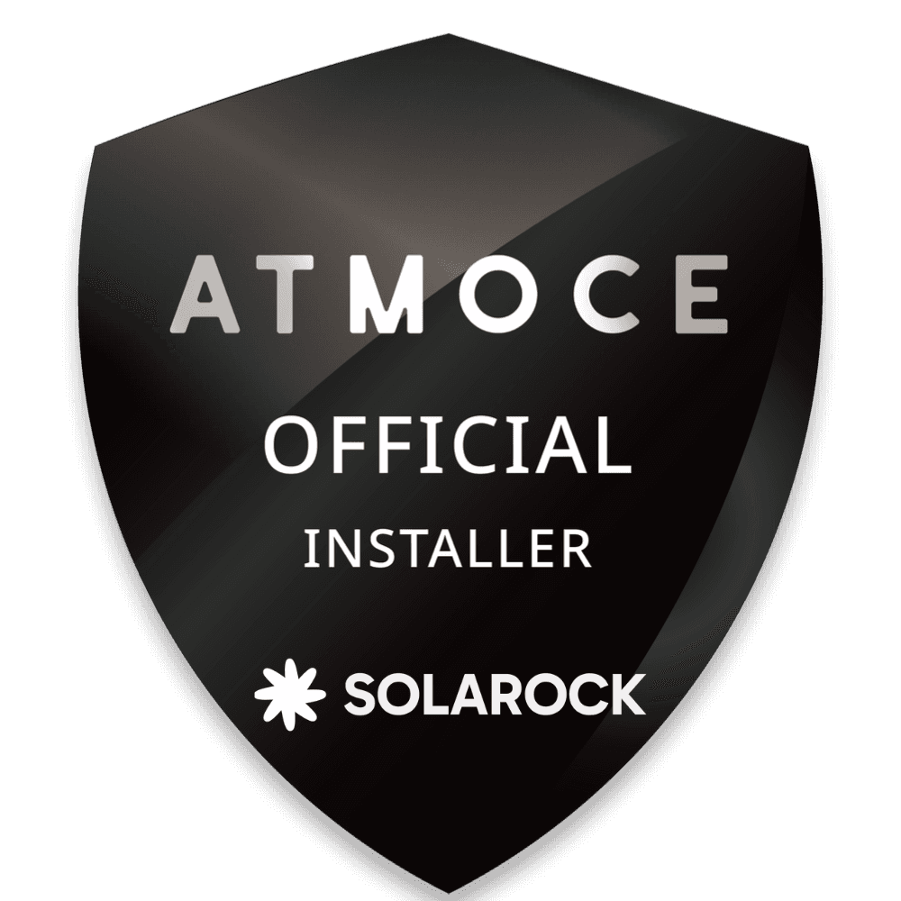 Logo Atmoce dont Solarock est partenaire agréé