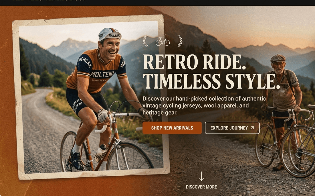 Vintage Cycling Apparel E-commerce Brand | $80K Profit & Loyal Customer Base