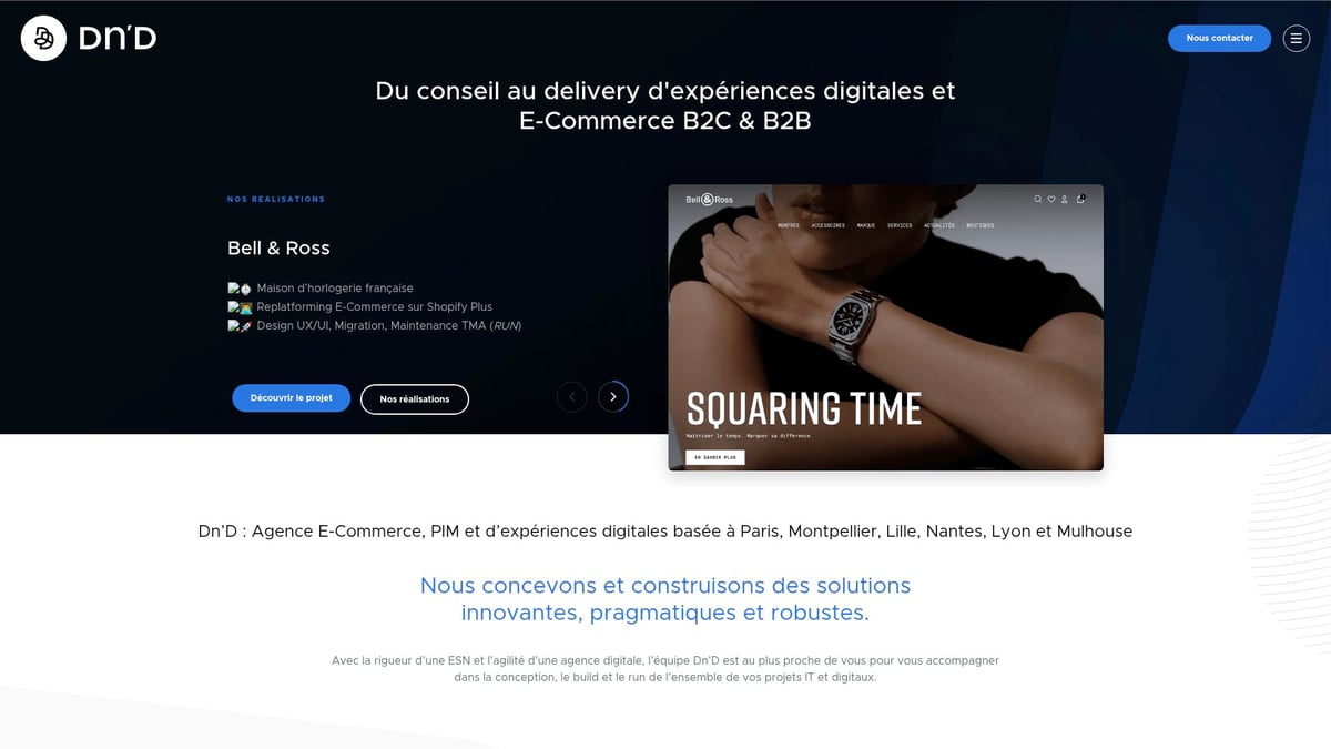 7 Meilleures Agence Web à Paris à Découvrir en 2026 - Agence Dn’D