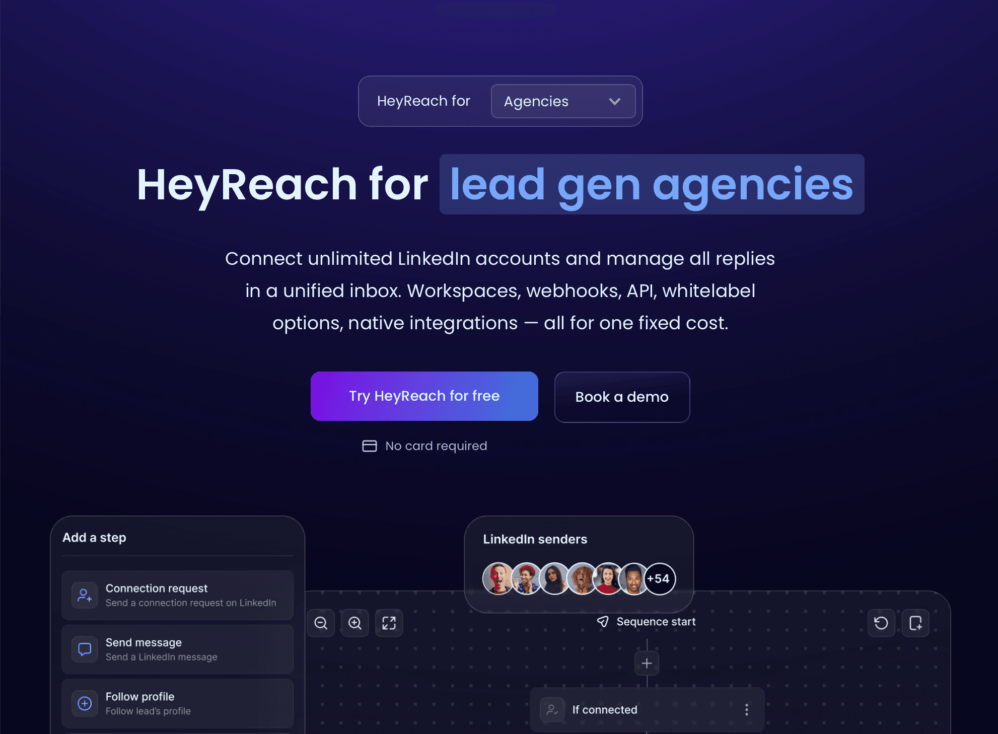 Hey reach product page