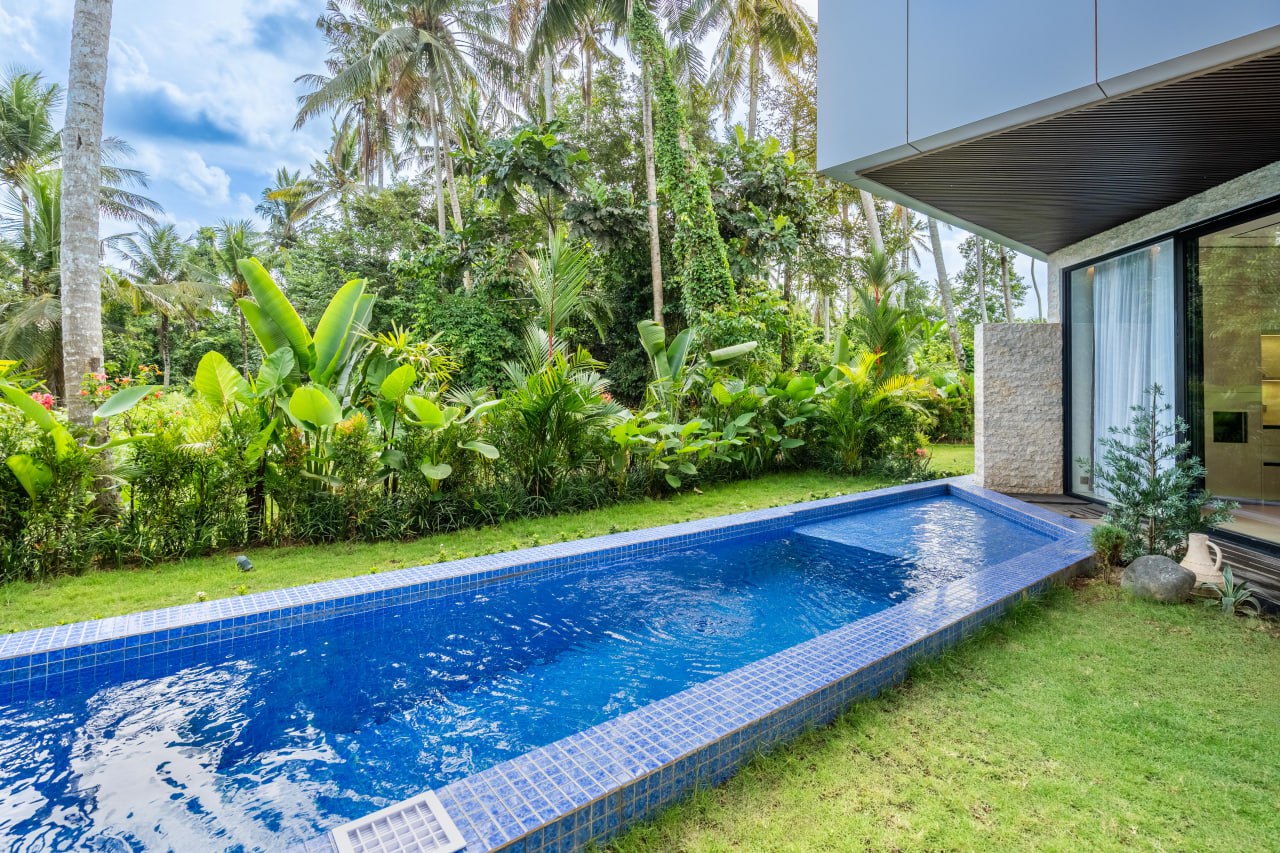 Сompleted 2-bedroom villa with an additional room in central Ubud