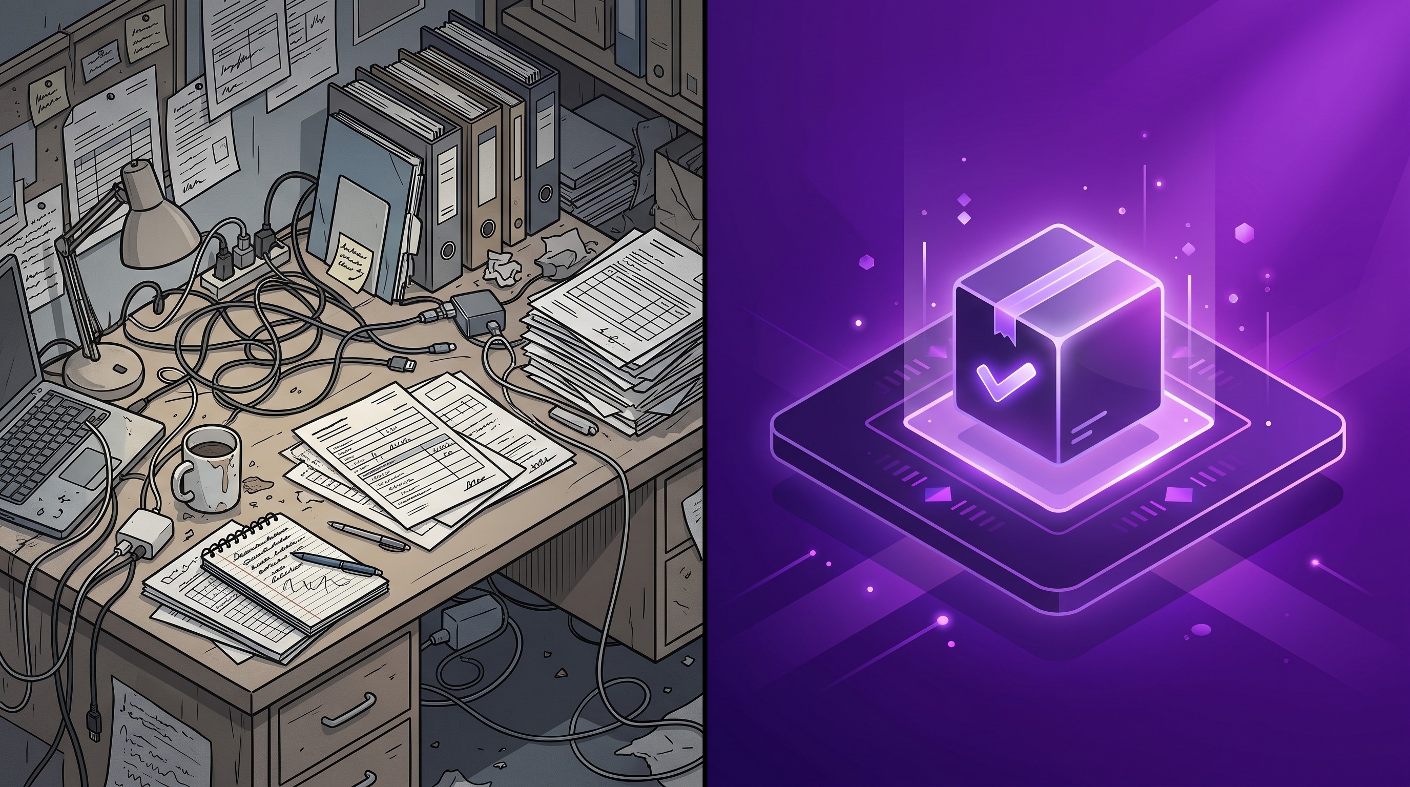 Before and after comparison of manual versus self-serve return process